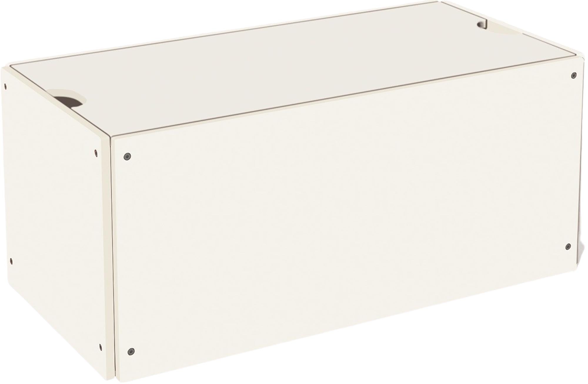 Praktischer Bettkasten mit Deckel für optimale Raumnutzung.