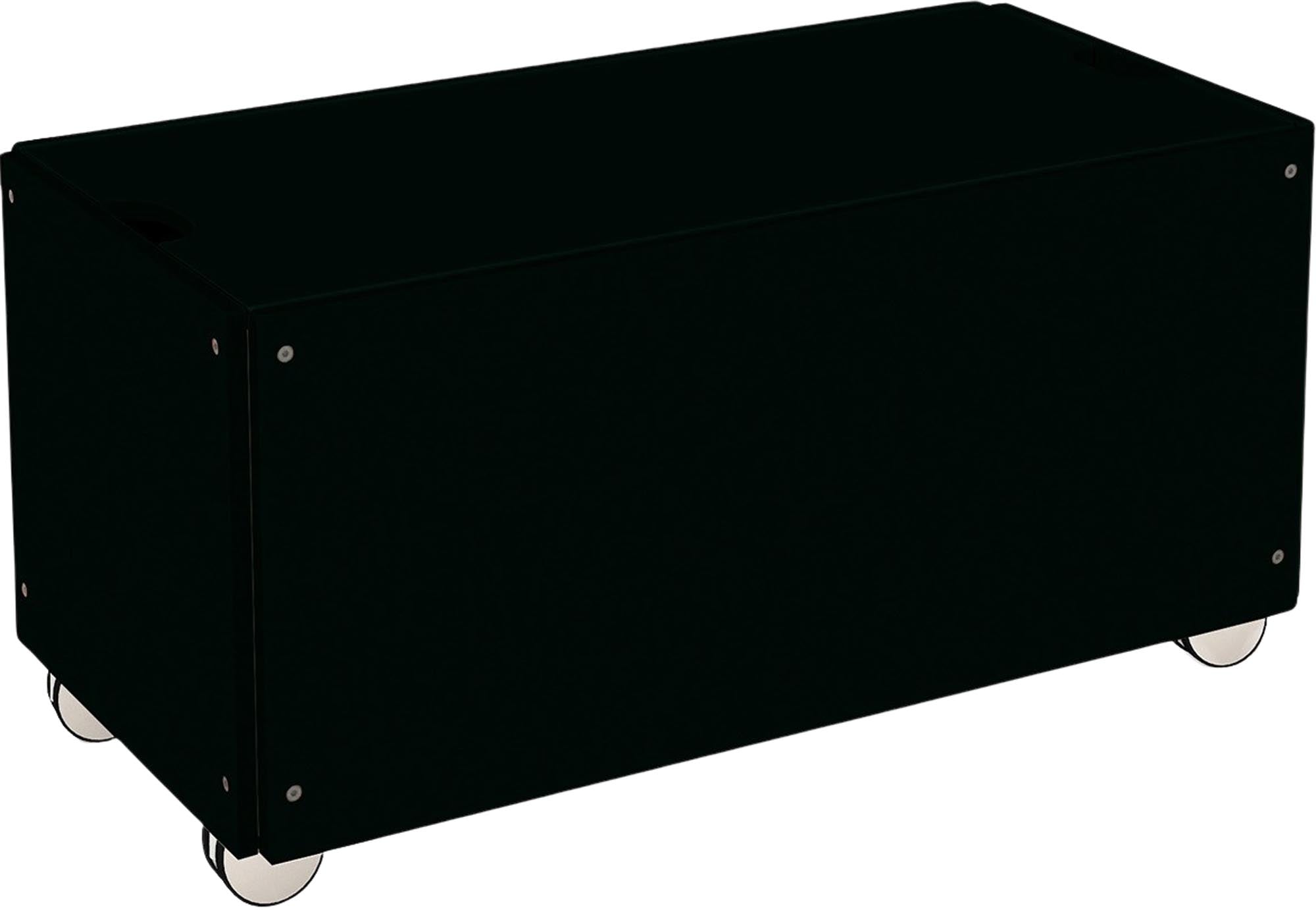 Praktischer Bettkasten mit Deckel für mehr Ordnung im Schlafzimmer.