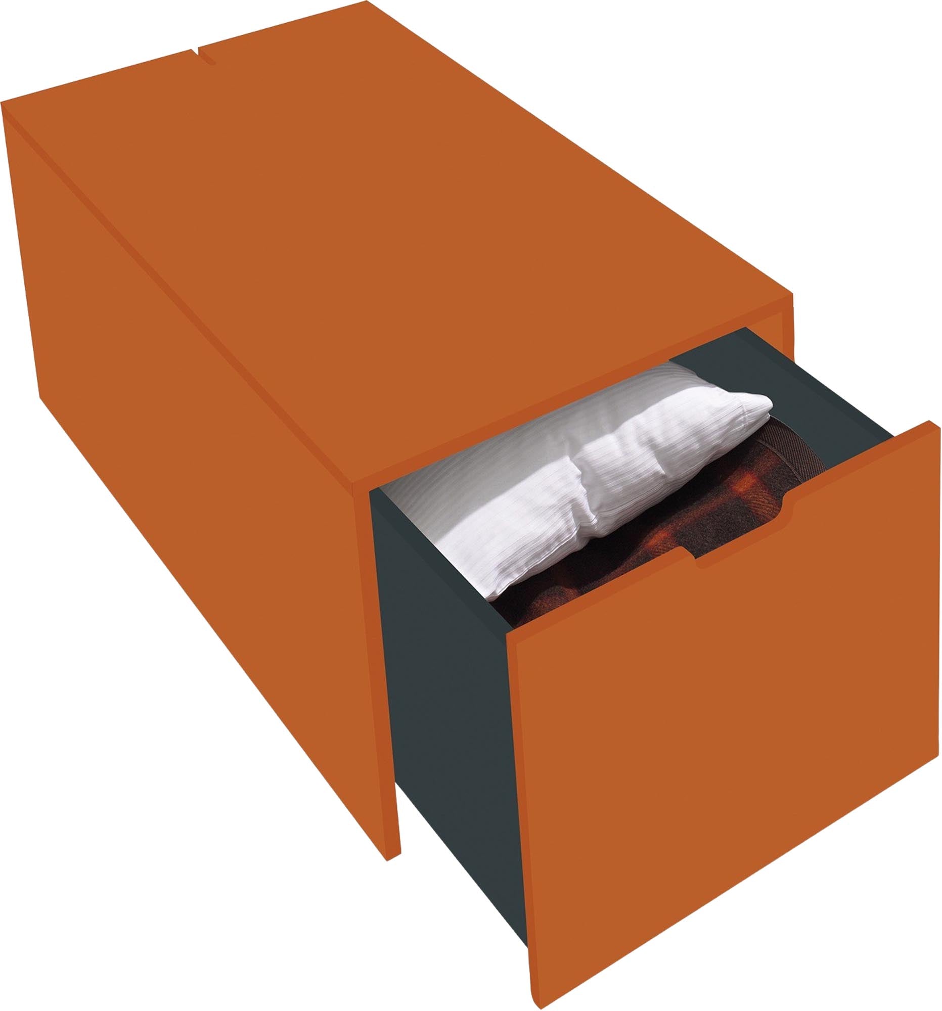 Bettkasten16: Eleganter Stauraum mit zeitlosem Schubkasten-Design.