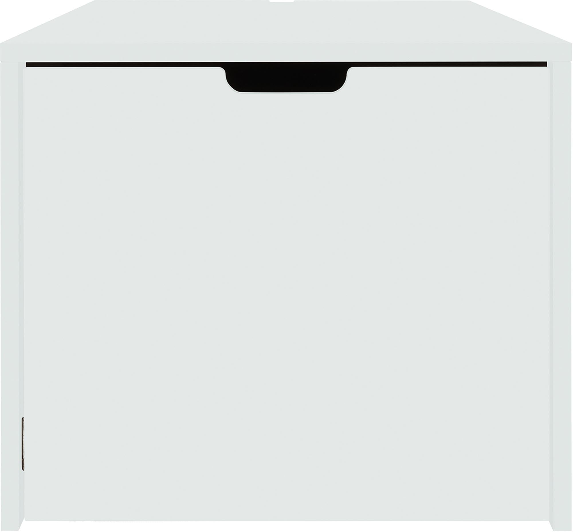 Bettkasten16 von Müller Möbelwerkstätten: Praktischer Schubkasten mit Vollauszug und cleverer Kabelführung für eleganten Stauraum im Schlafzimmer.