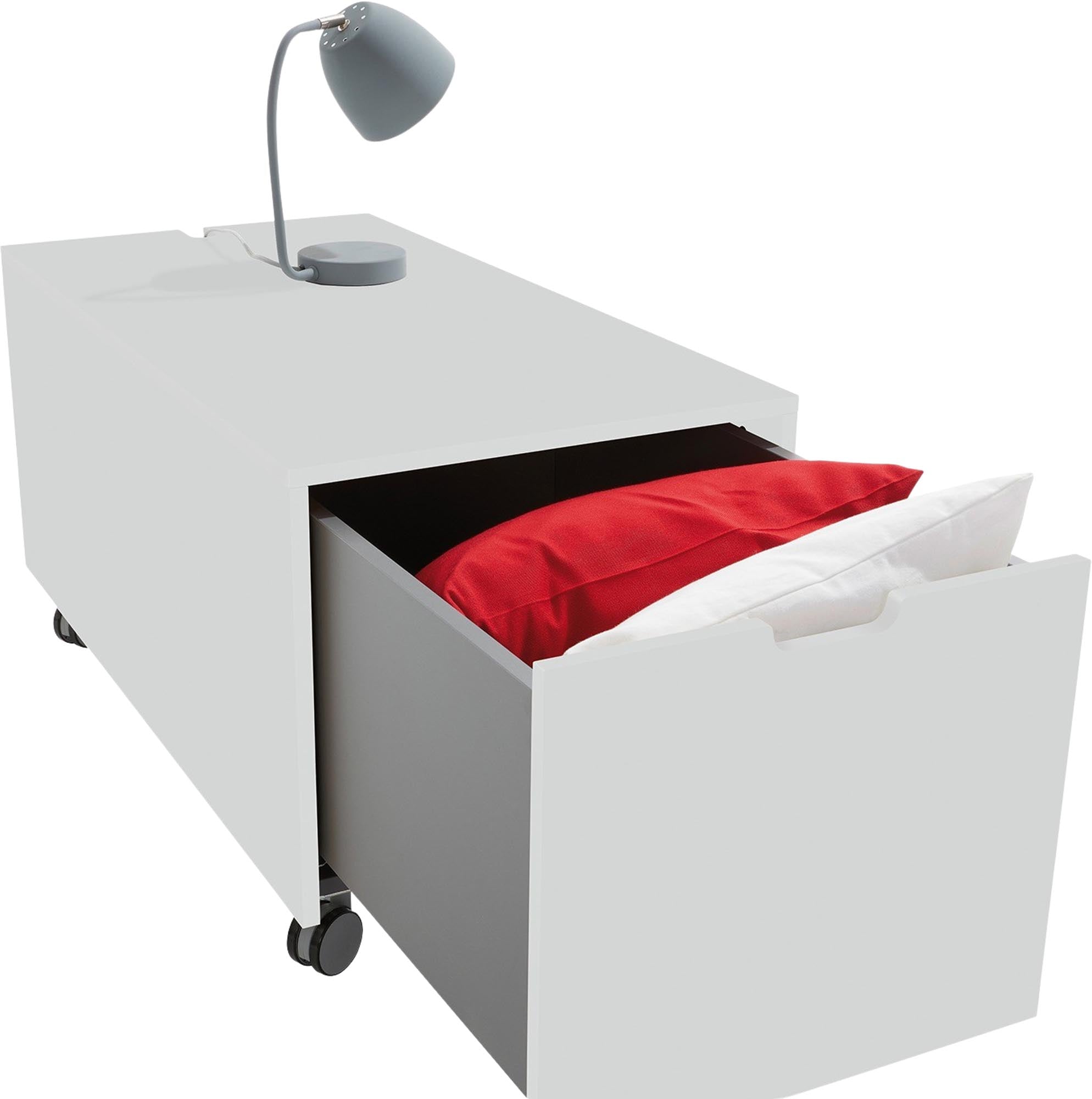 Bettkasten16: Eleganter Stauraum mit Schubkasten von Müller Möbel.