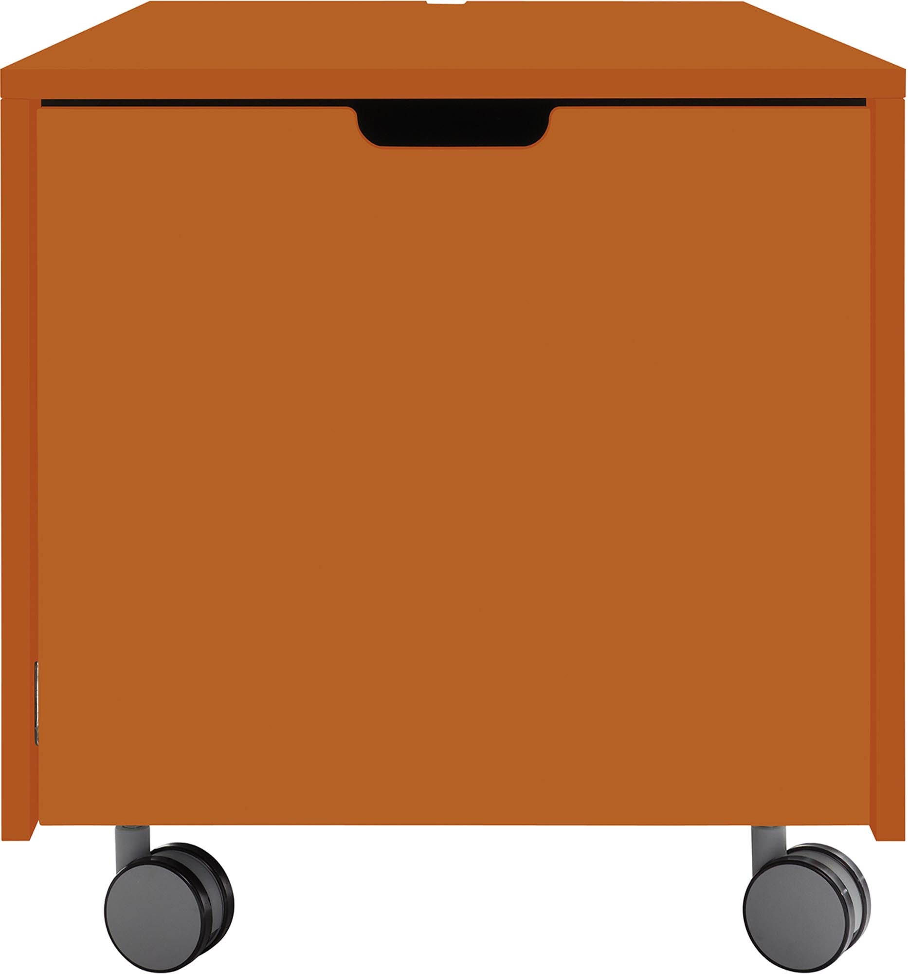 Bettkasten16 von Müller Möbelwerkstätten: Eleganter Stauraum mit praktischem Schubkasten und cleverer Kabelführung für ein aufgeräumtes Schlafzimmer.