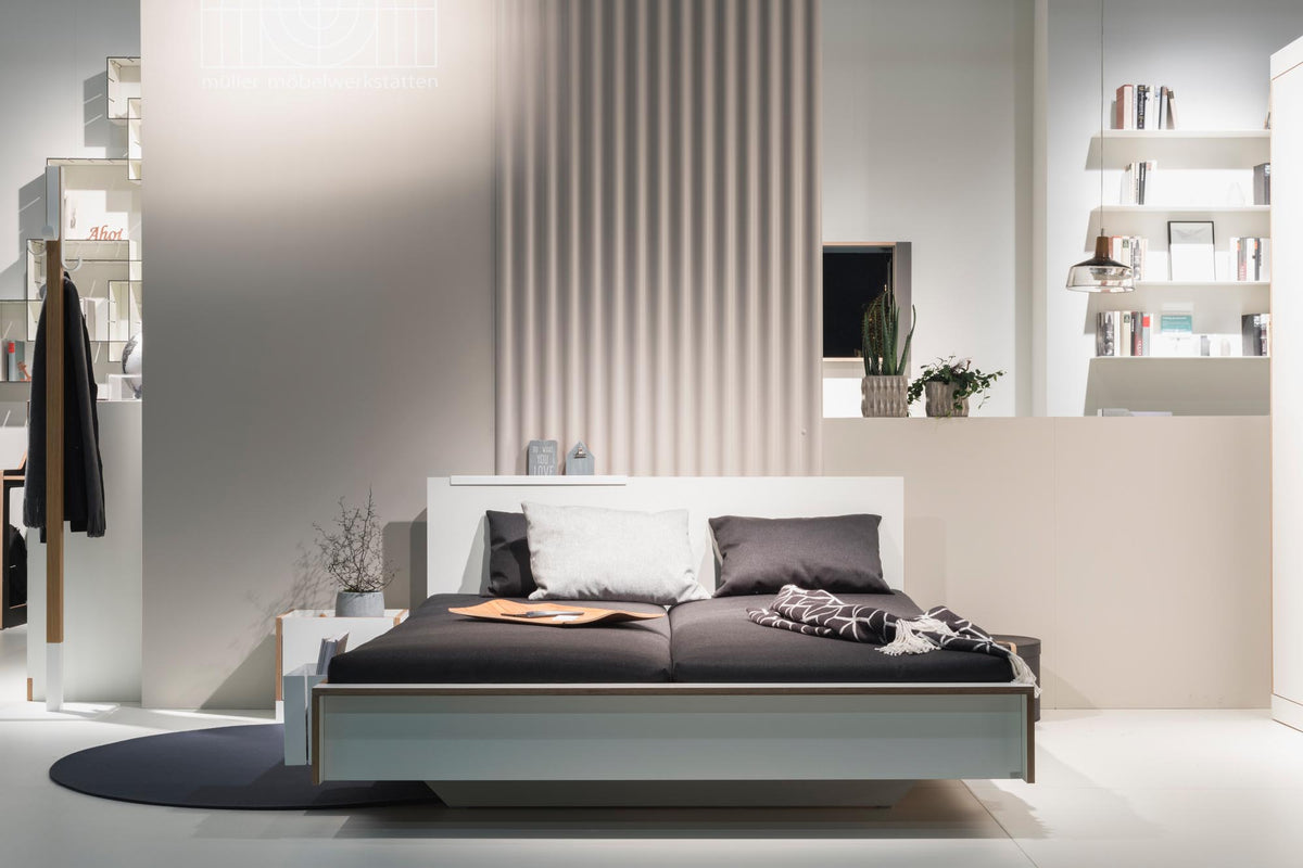 Letto matrimoniale FLAI con rete a doghe rigide