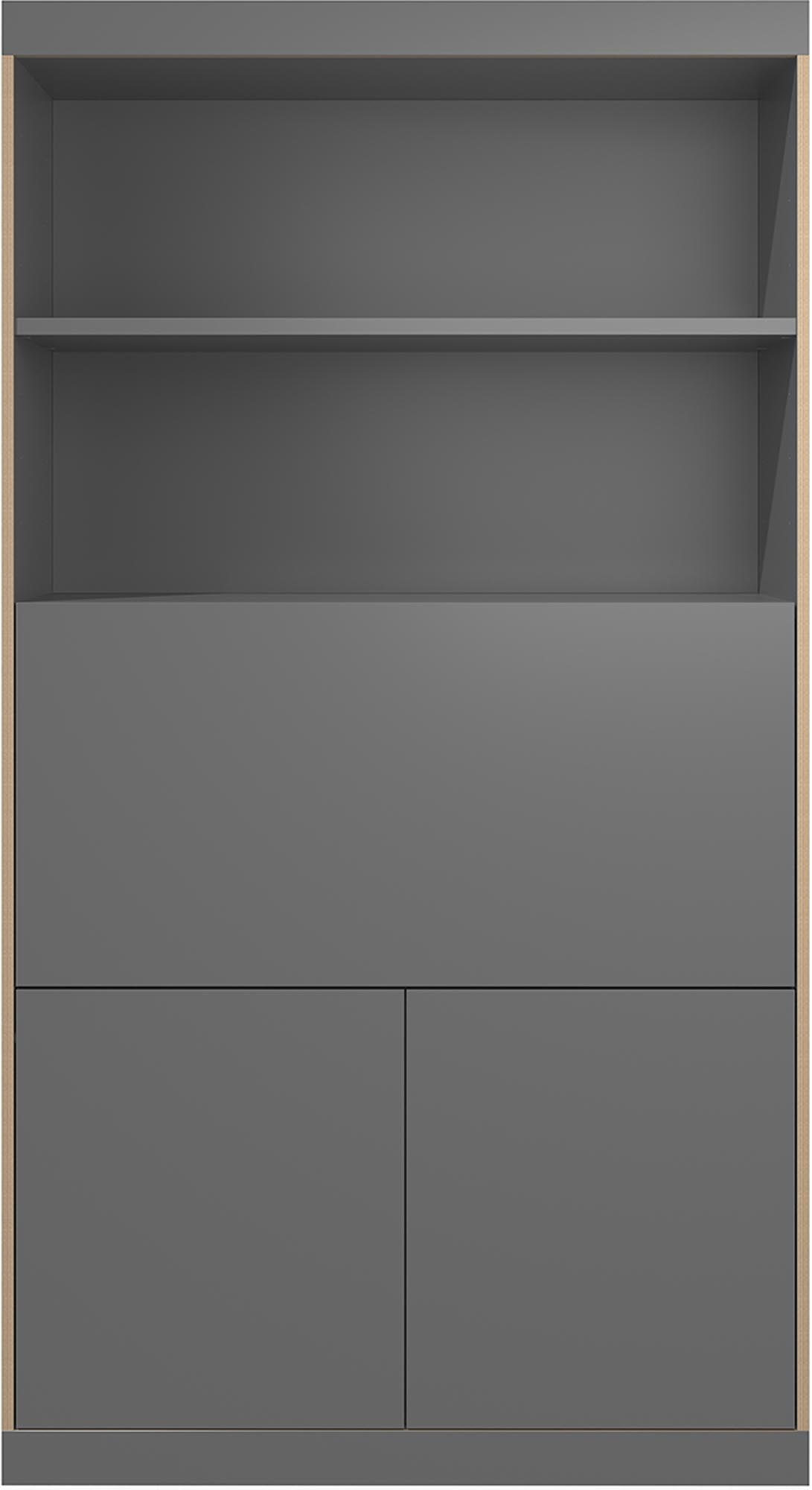 Elegantes FLAI Home Office hoch: Stilvoller Arbeitsplatz für Zuhause.