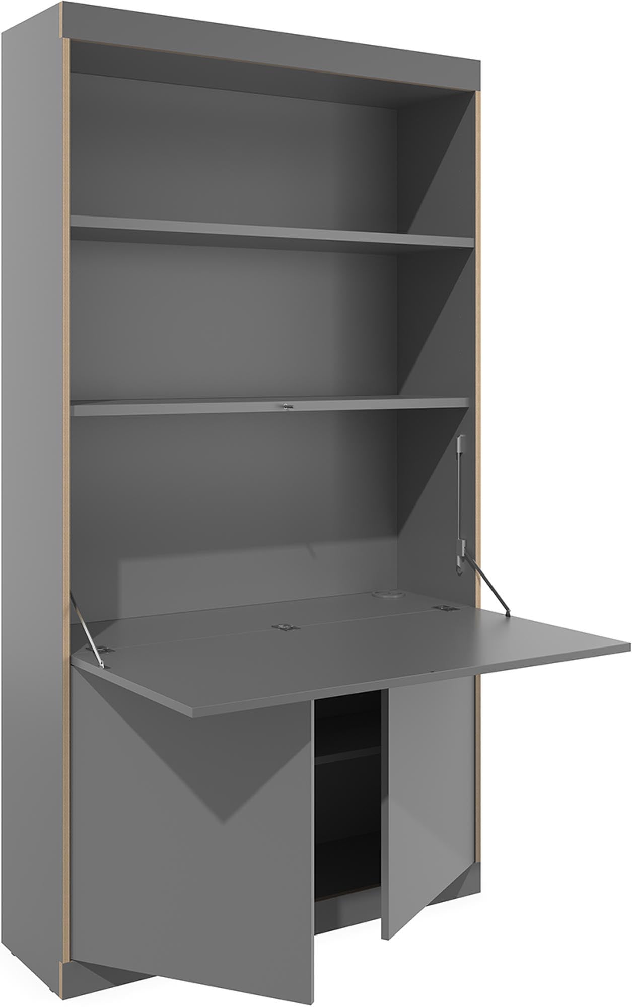 Modernes FLAI Home Office hoch von Müller Möbelwerkstätten – perfekt für effizientes Arbeiten und stilvolle Akzente in Ihrem Homeoffice.