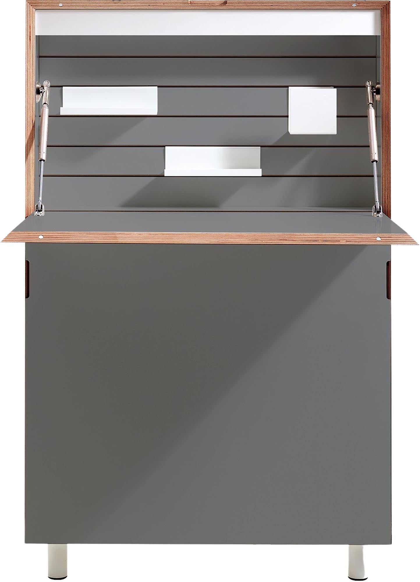 Eleganter Flatmate Sekretär mit Technikpaket 1 von Müller Möbelwerkstätten.