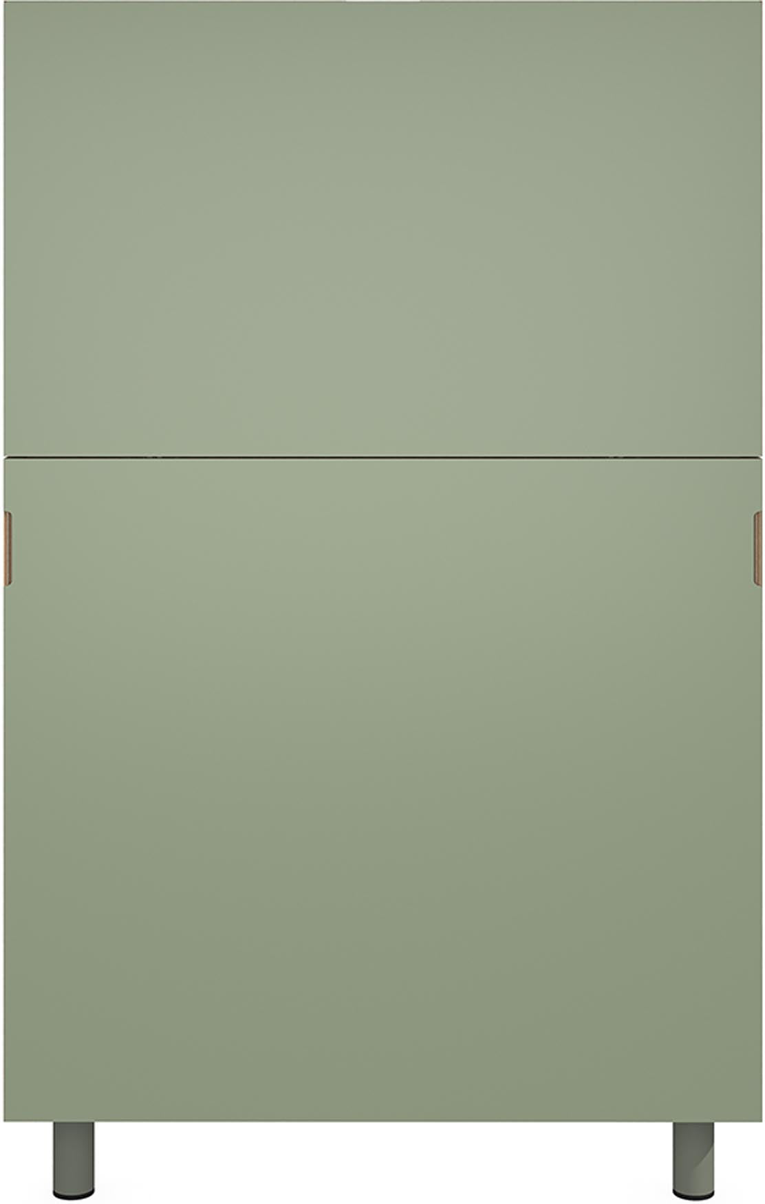 Kompakter Flatmate Sekretär mit Technikpaket für effizientes Arbeiten.