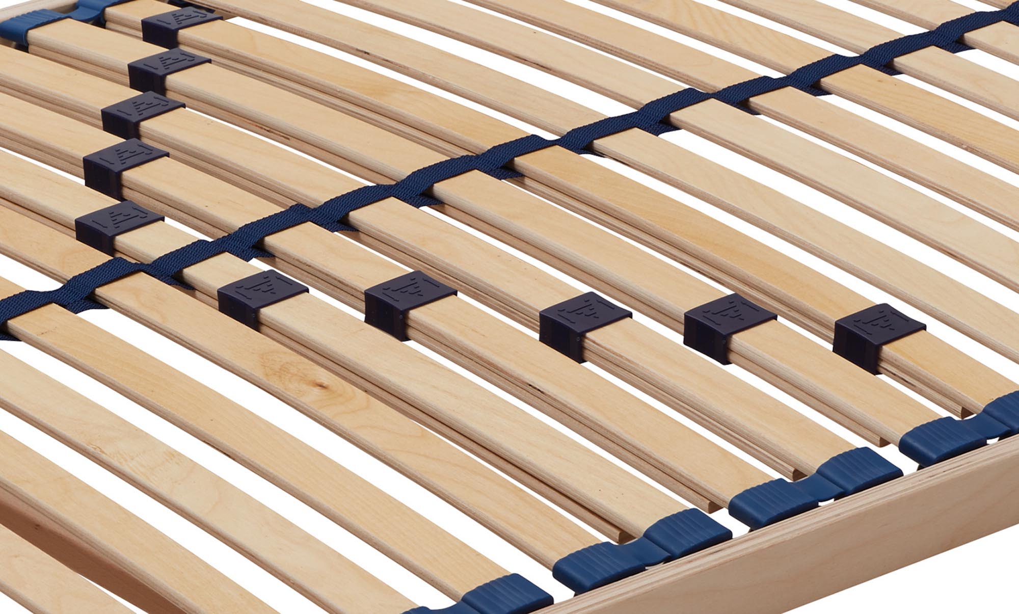 Robuster Lattenrost aus massivem Holz von Müller Möbelwerkstätten – für optimalen Schlafkomfort und langlebige Unterstützung.