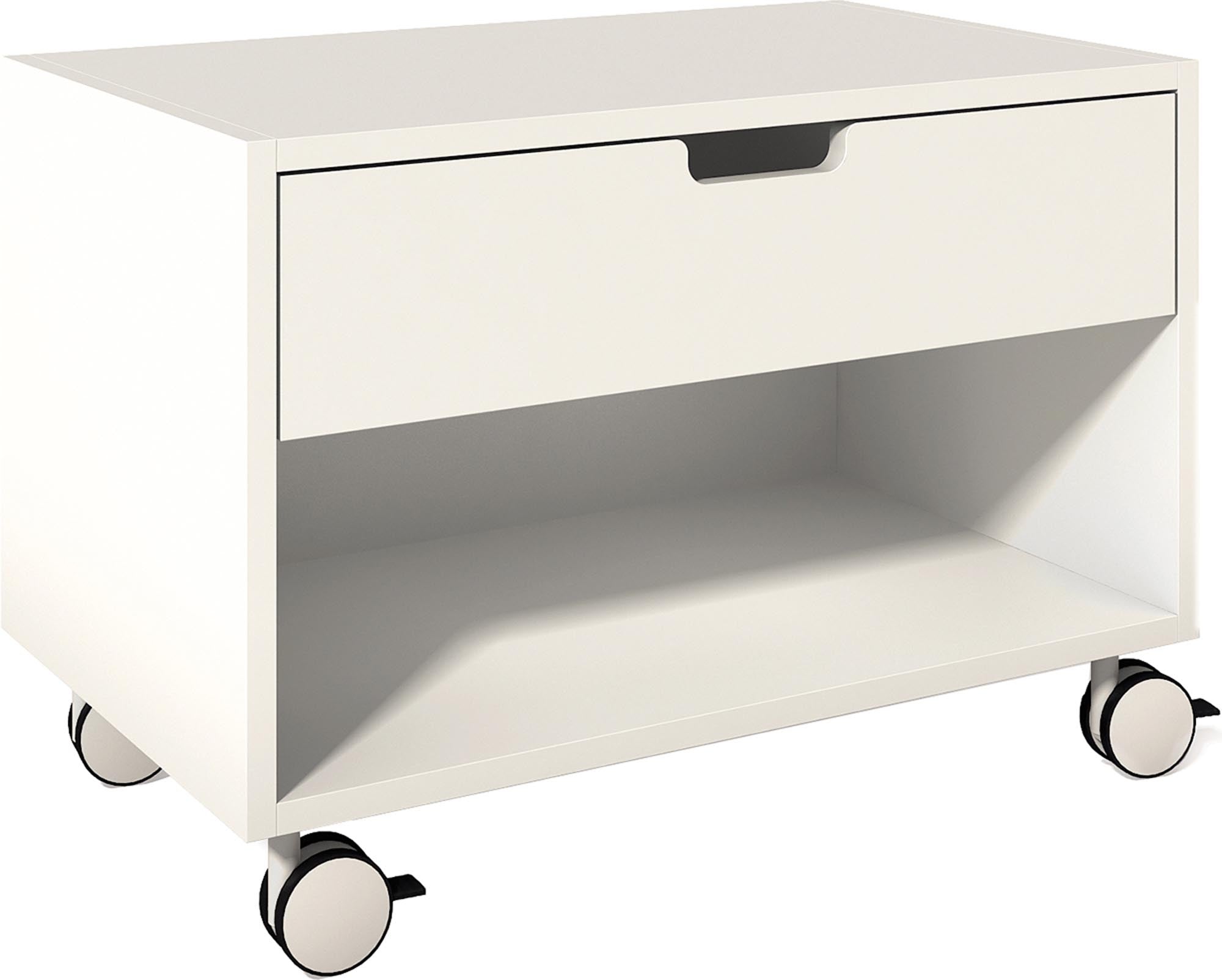 Der modulare Nachttisch von Müller Möbelwerkstätten vereint Funktionalität und zeitloses Design. Ideal für jeden Schlafraum.