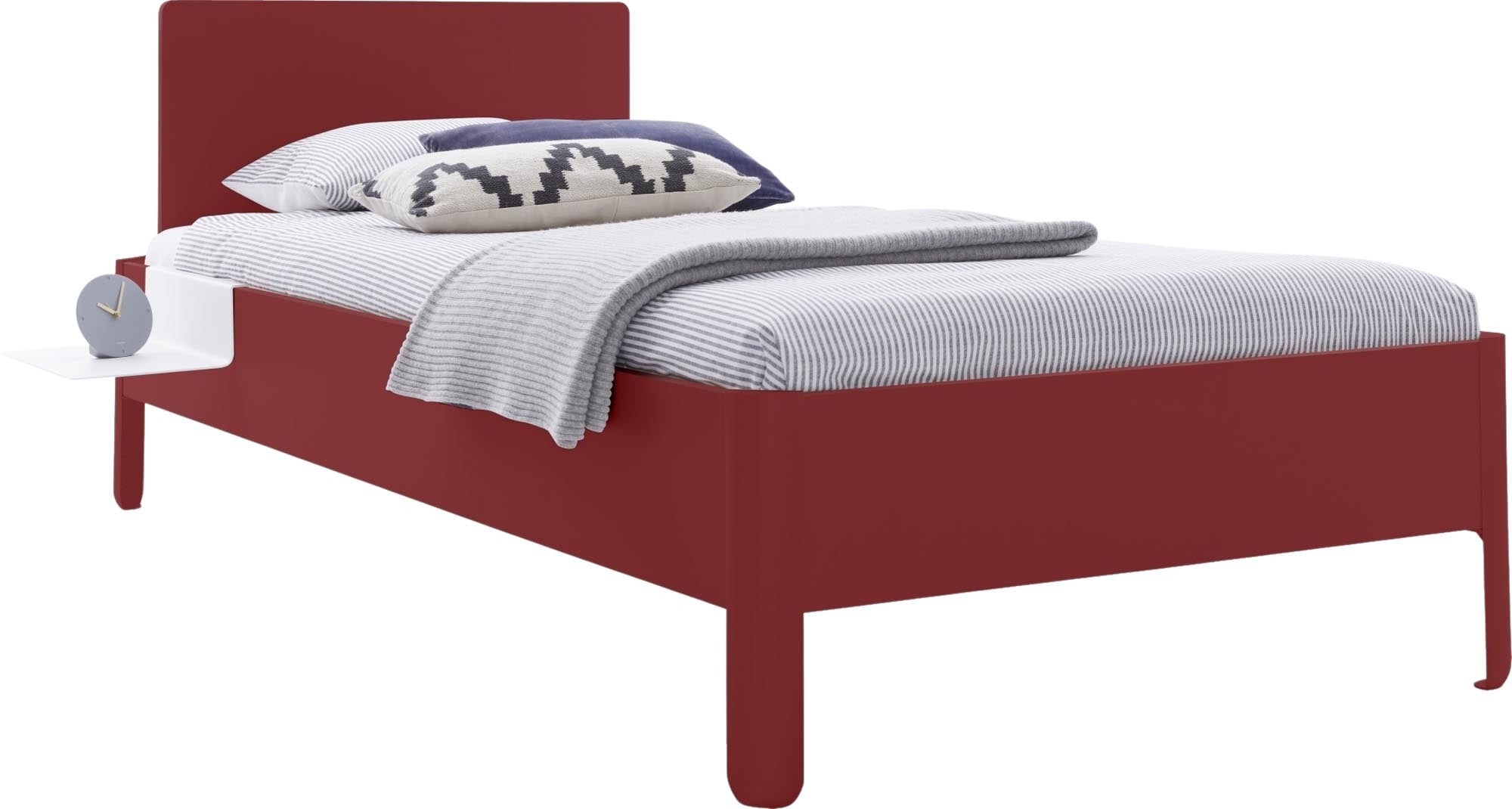 Stylisches Nait Einzelbett 120 cm mit modernem Kopfteil von Müller Möbelwerkstätten – ideal für jedes Schlafzimmer.