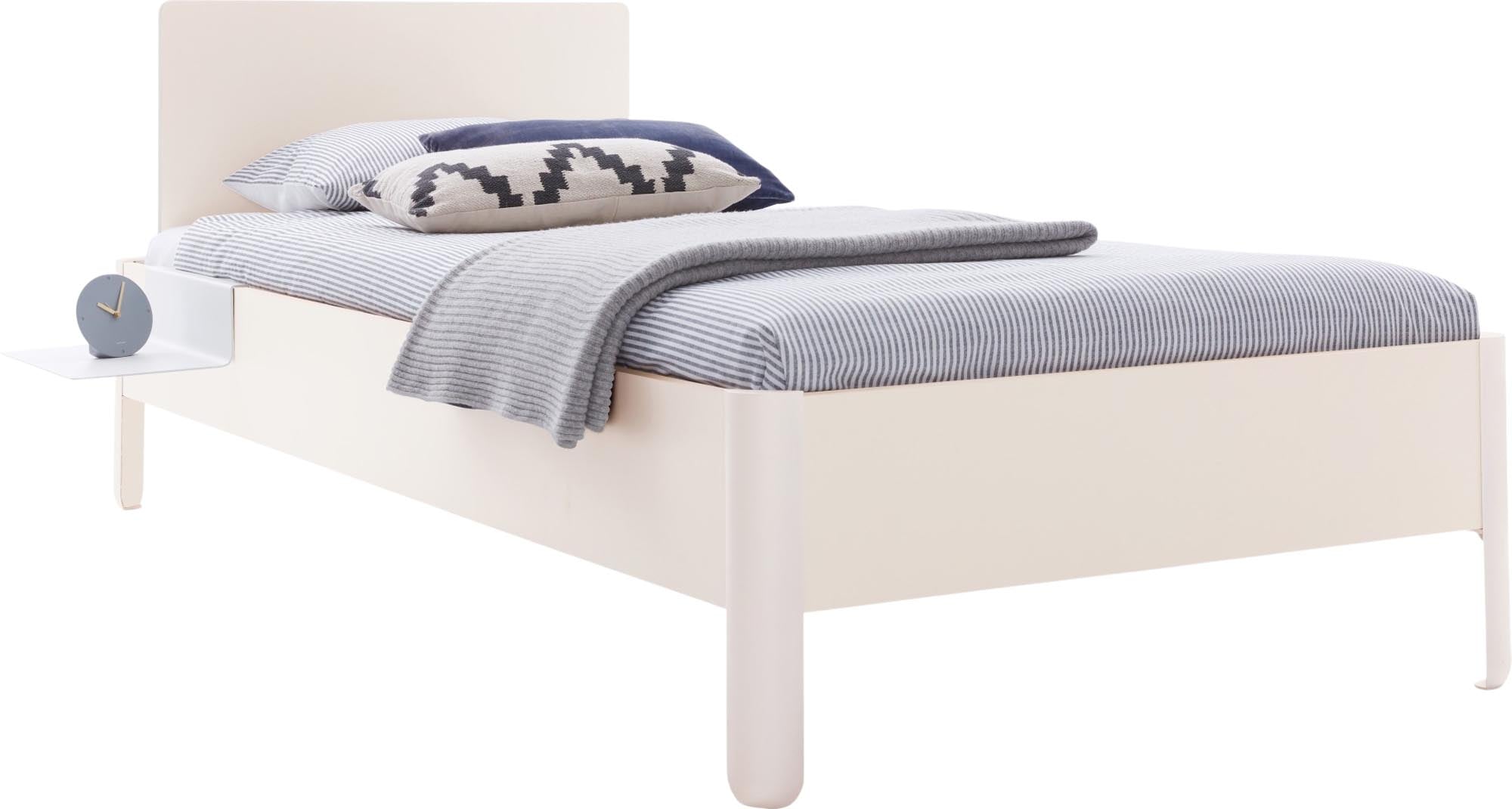 Elegantes Nait Bett 120 cm mit Kopfteil von Müller Möbelwerkstätten.