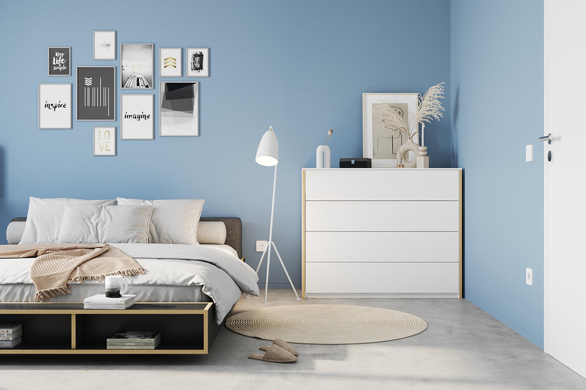 MAUDE Bett mit Lattenrost Starr in Schwarz Matt präsentiert im Onlineshop von KAQTU Design AG. Bett ist von Müller Möbelwerkstätten