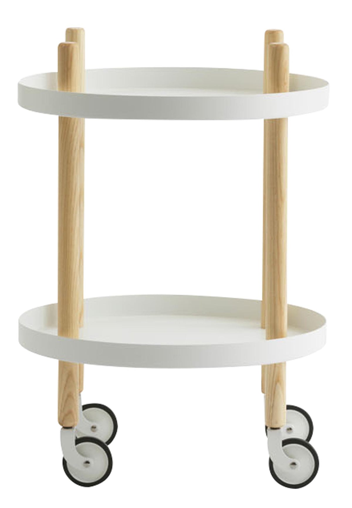 Block Tisch rund in präsentiert im Onlineshop von KAQTU Design AG. Servierwagen ist von Normann Copenhagen