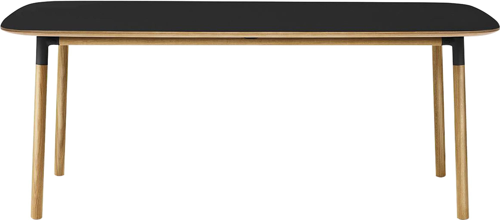 Entdecken Sie den Form Tisch 95 x 200 von Normann Copenhagen – ein stilvolles, minimalistisches Design für Ihr Esszimmer, das Eleganz und Funktionalität vereint.