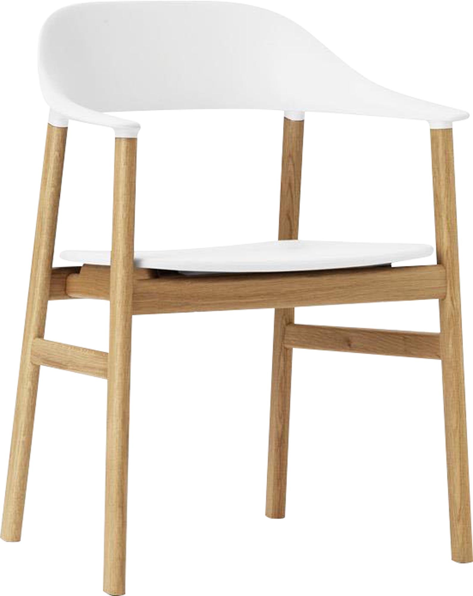 Herit Armlehnstuhl von Normann Copenhagen: Dänisches Design vereint Tradition und moderne Materialien für höchsten Komfort und Stil.