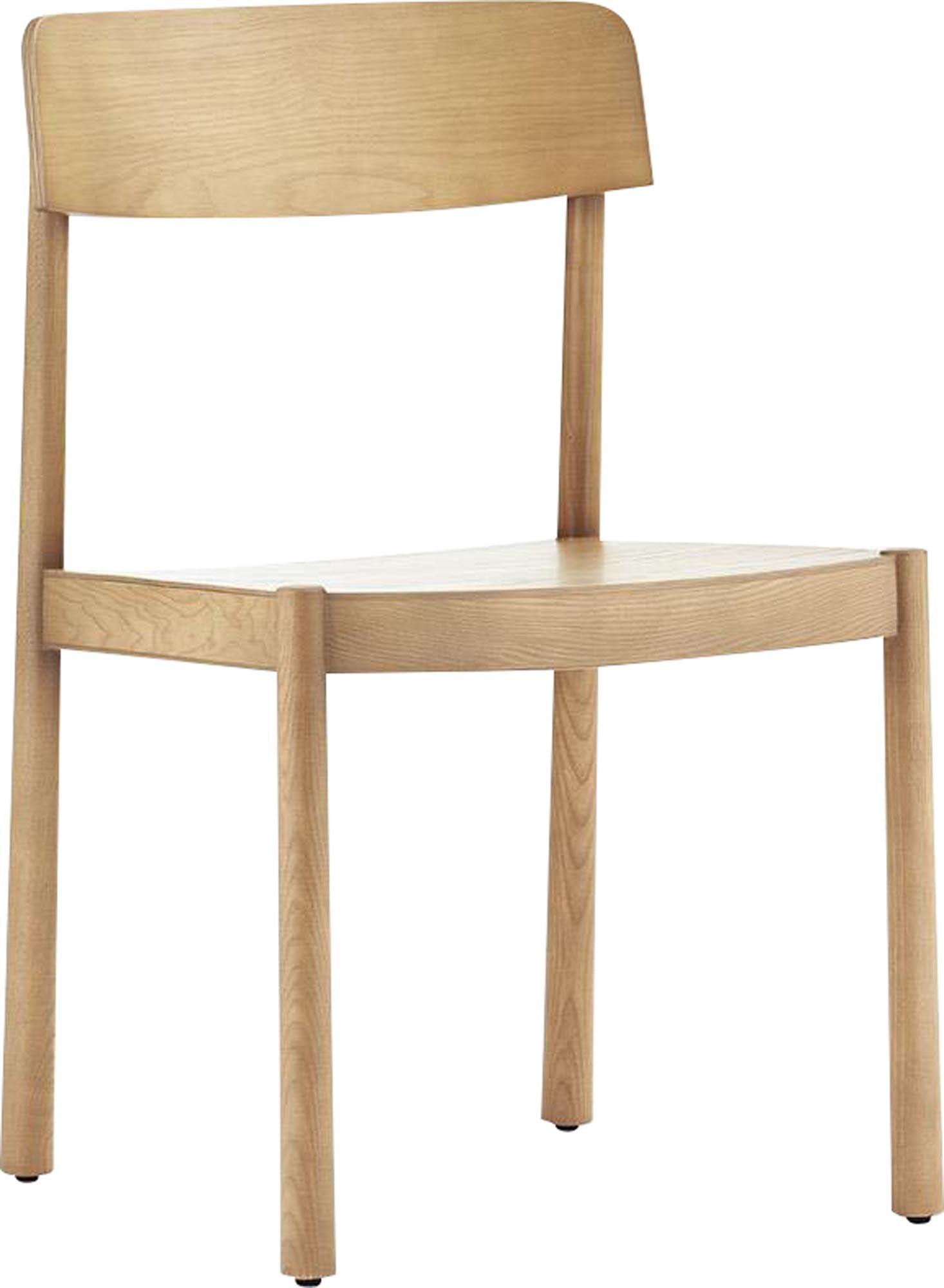 Der Timb Stuhl von Normann Copenhagen vereint minimalistisches Design mit hochwertigem Holz und handwerklicher Präzision für höchsten Sitzkomfort.