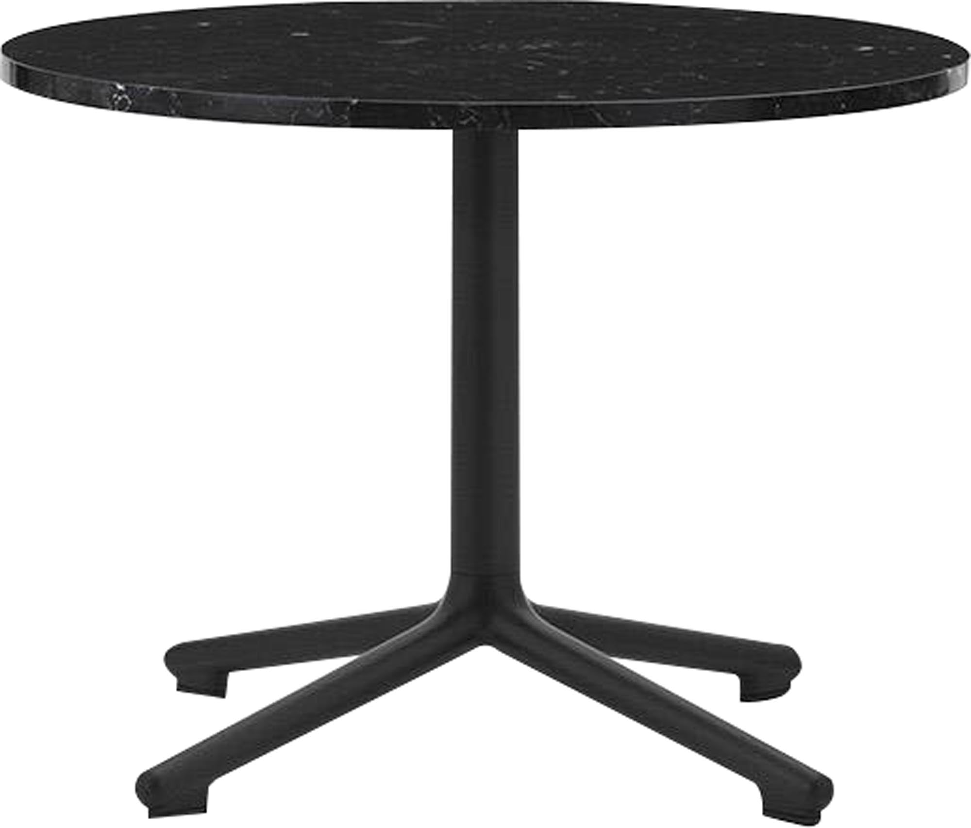 Moderner Lunar Couchtisch Ø60 cm von Normann Copenhagen, erhältlich in edler Eiche oder Marmor, vereint Stil und Funktionalität.