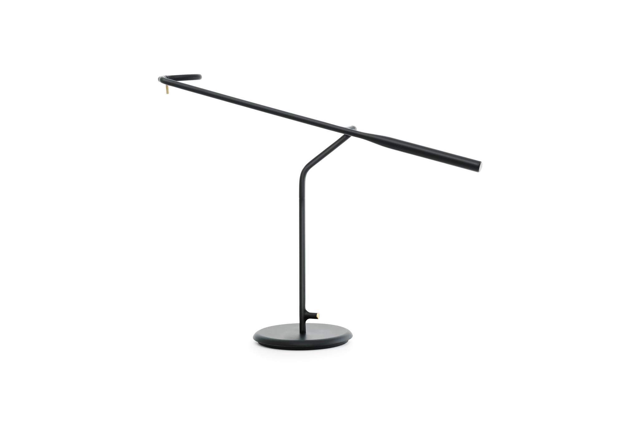 Entdecken Sie die Flow Tischleuchte EU Schwarz von Normann Copenhagen – eine stilvolle LED-Leuchte, die Eleganz und Flexibilität vereint.