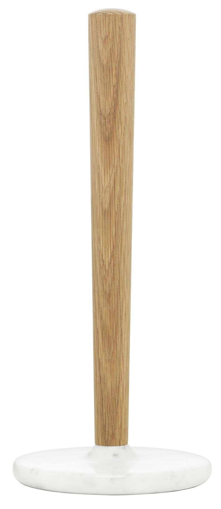 Luxuriöser Küchenrollenhalter aus Marmor und Eiche von Normann.