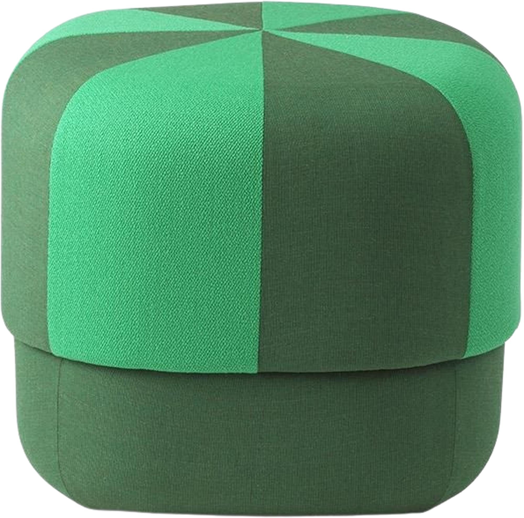 Circus Pouf Duo Klein Grün in  präsentiert im Onlineshop von KAQTU Design AG. Hocker ist von Normann Copenhagen