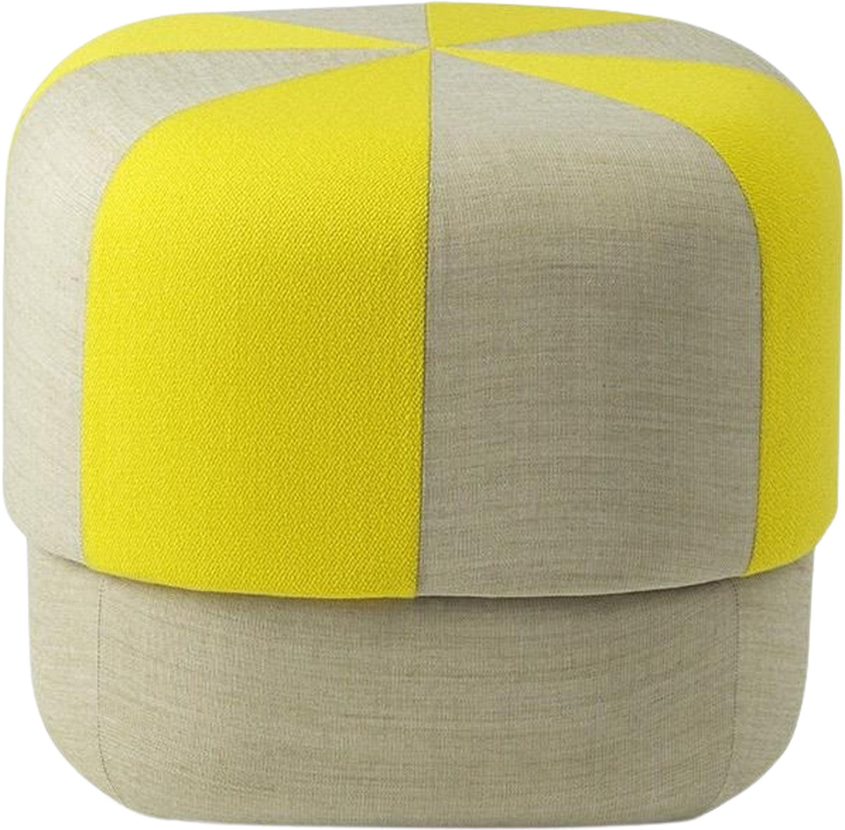 Circus Pouf Duo Klein Gelb in präsentiert im Onlineshop von KAQTU Design AG. Pouf ist von Normann Copenhagen