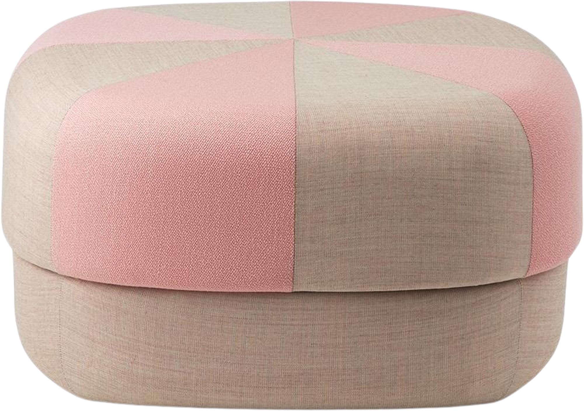 Circus Pouf Duo Gross Rose in  präsentiert im Onlineshop von KAQTU Design AG. Hocker ist von Normann Copenhagen