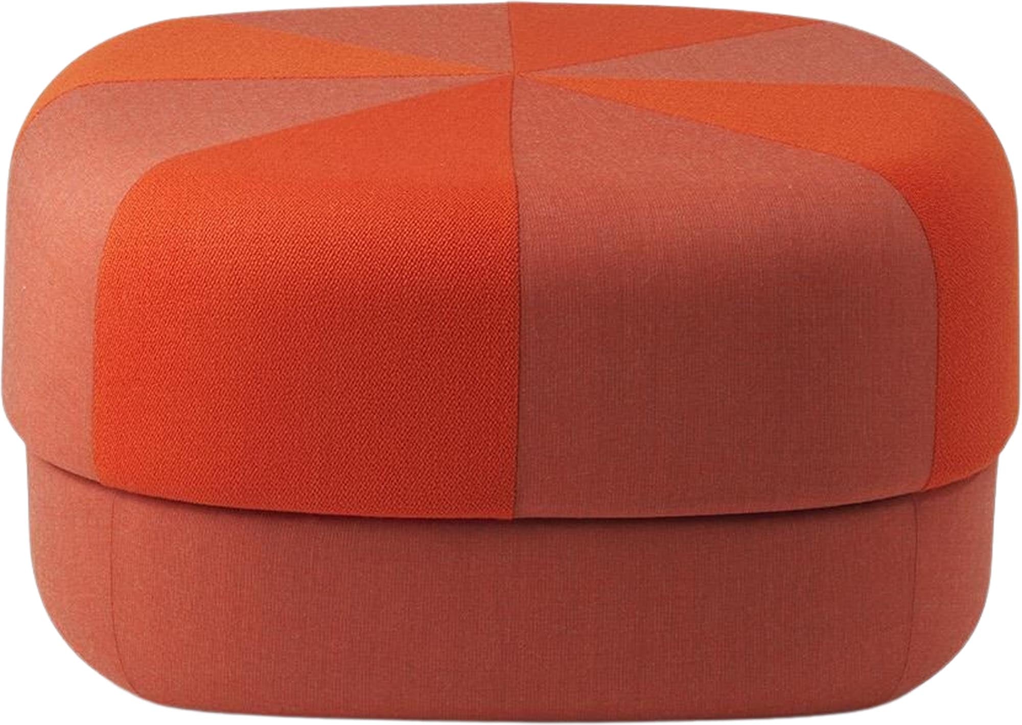 Circus Pouf Duo Gross Orange in  präsentiert im Onlineshop von KAQTU Design AG. Hocker ist von Normann Copenhagen