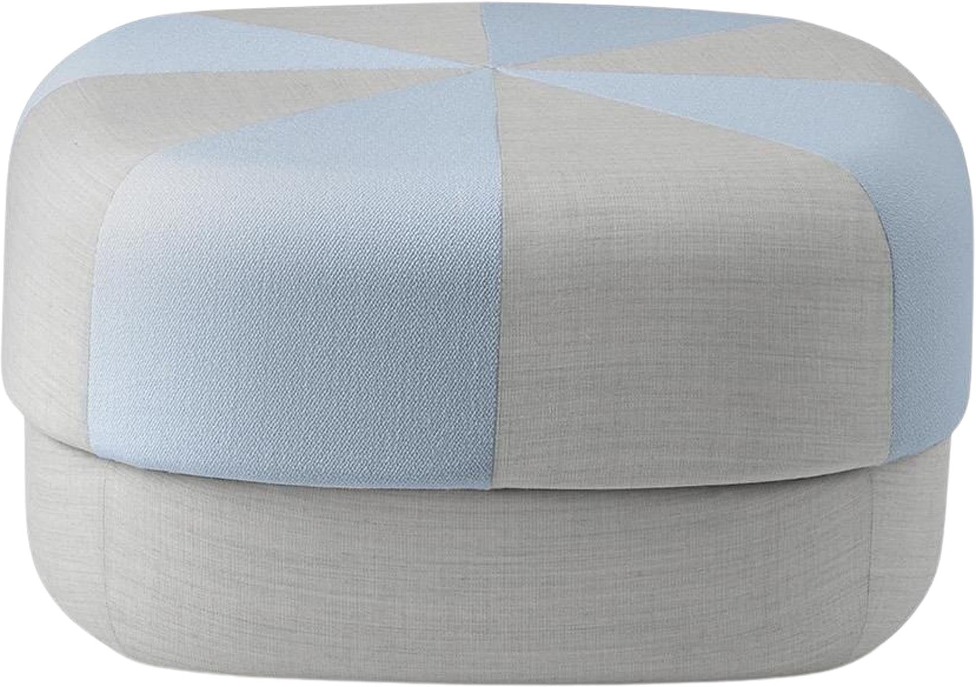 Circus Pouf Duo Gross hellblau in präsentiert im Onlineshop von KAQTU Design AG. Hocker ist von Normann Copenhagen