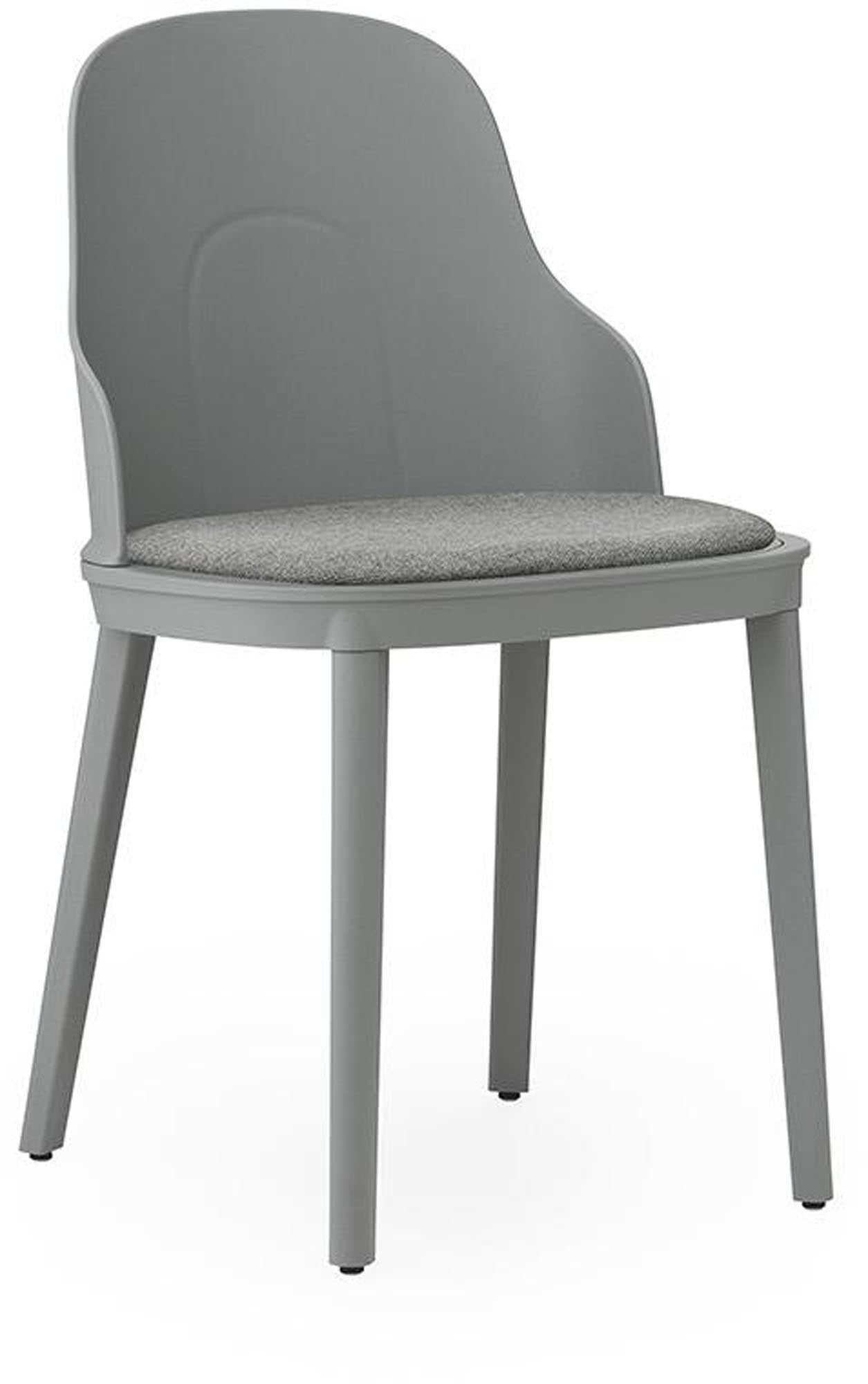 Allez Stuhl gepolstert Main Line Flax, grau/polypropylen in präsentiert im Onlineshop von KAQTU Design AG. Stuhl ist von Normann Copenhagen