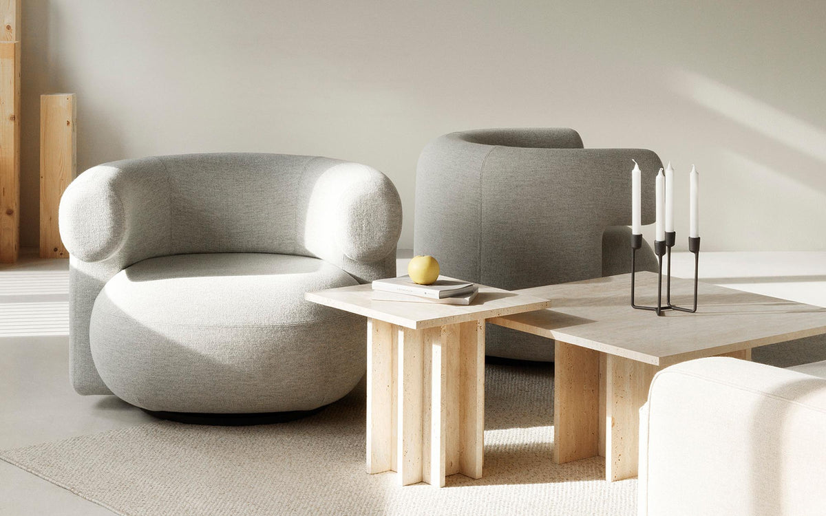 Burra Sessel in Hallingdal 110 präsentiert im Onlineshop von KAQTU Design AG. Drehsessel ist von Normann Copenhagen