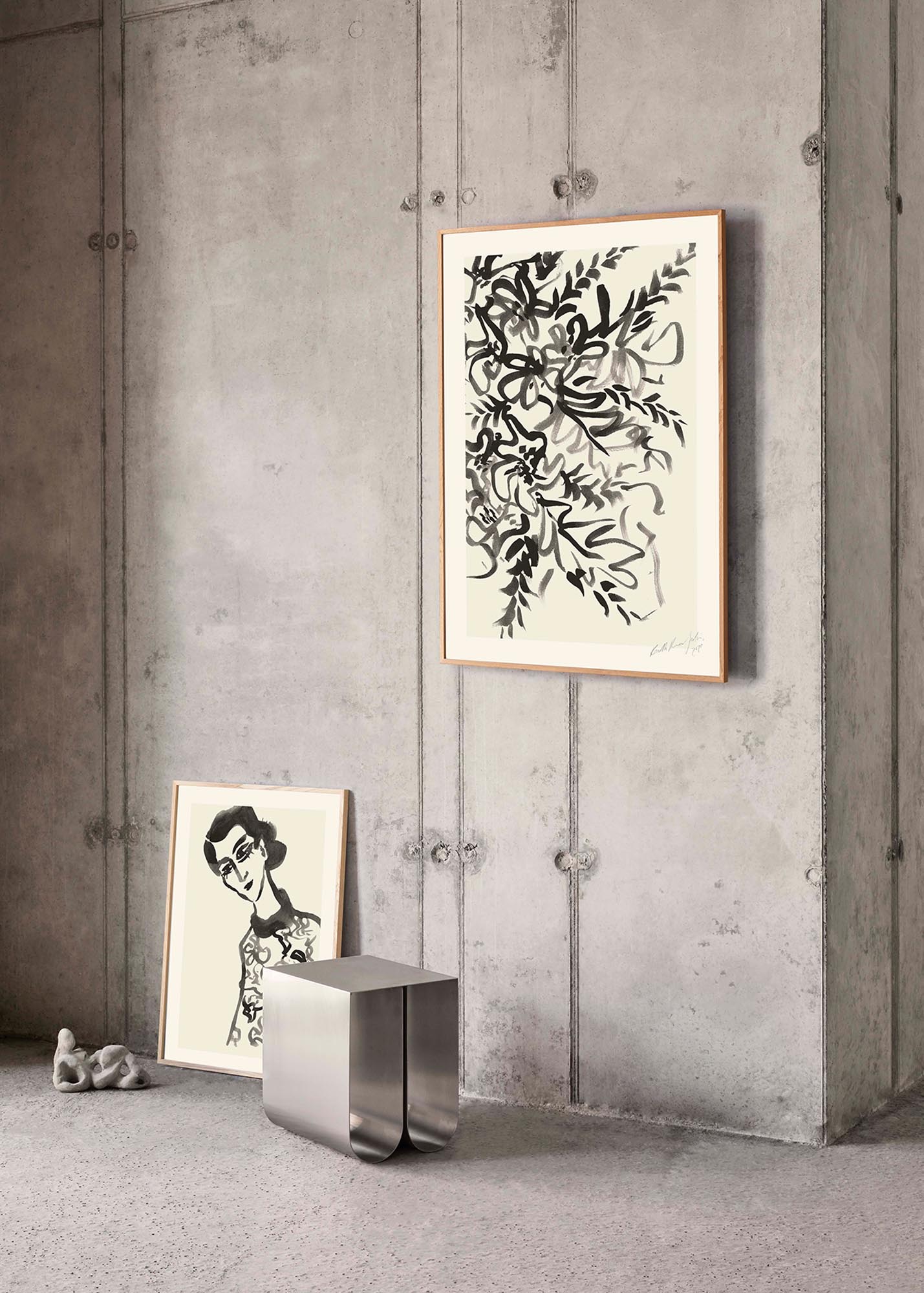 Eleganter Writing Kunstdruck von Paper Collective: Kreative Inspiration für zeitgemäße Wohn- und Arbeitsumgebungen.