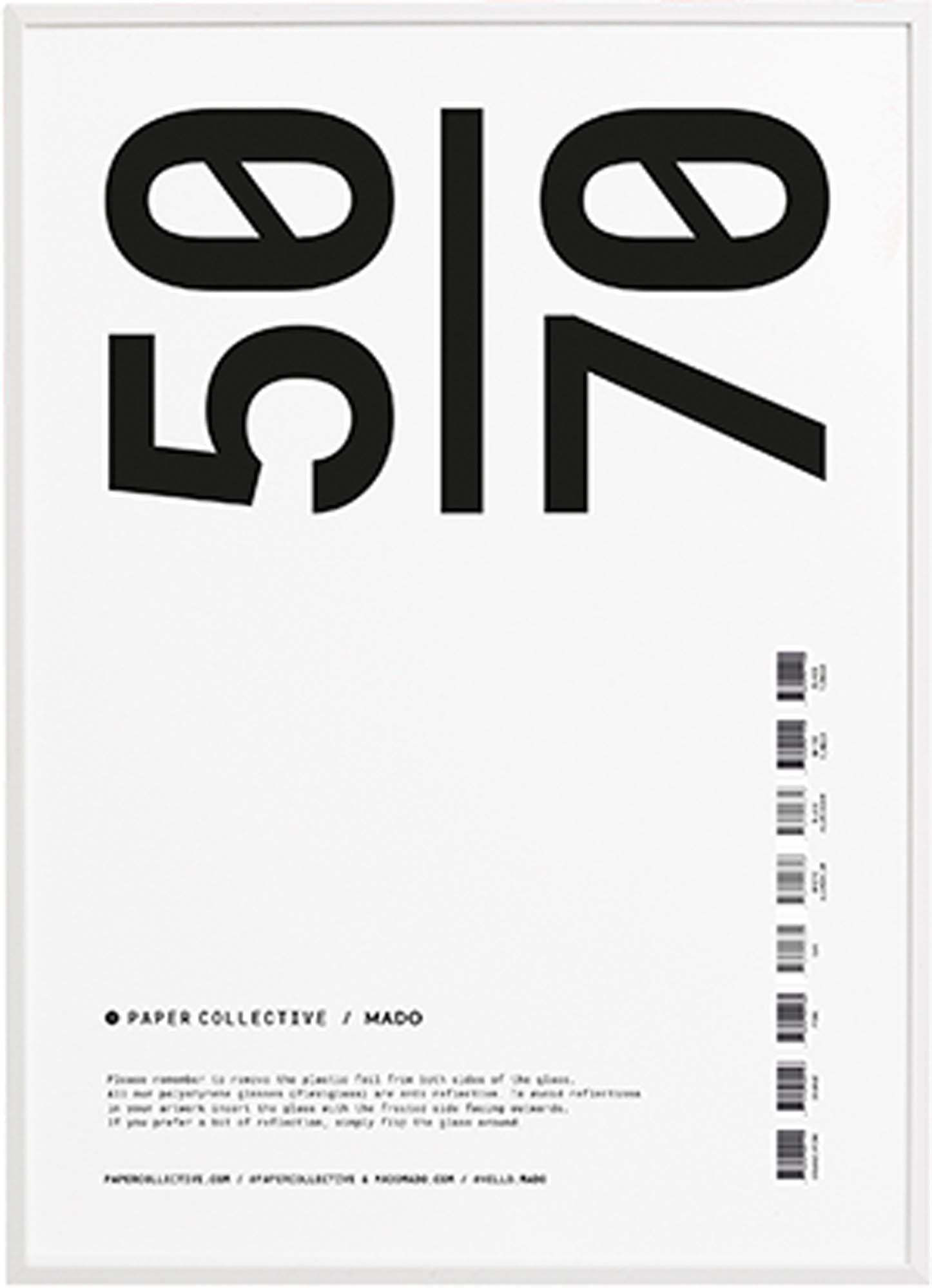 Stilvoller Kunstdruck im Rahmen von Paper Collective für moderne Räume.