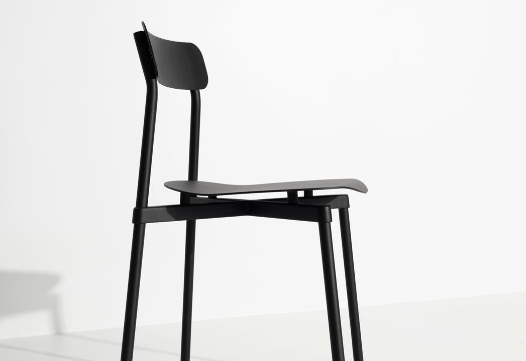 Fromme Stuhl in Black präsentiert im Onlineshop von KAQTU Design AG. Gartenstuhl ist von Petite Friture