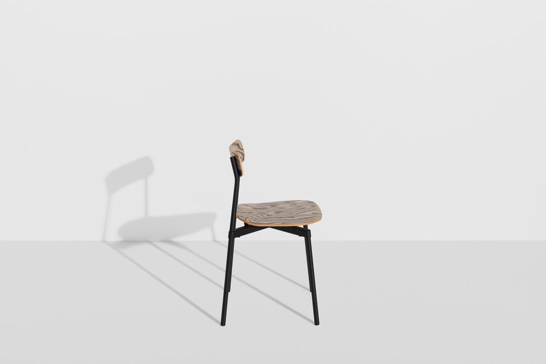 Fromme Wood Stuhl in Black with Alpi präsentiert im Onlineshop von KAQTU Design AG. Gartenstuhl ist von Petite Friture