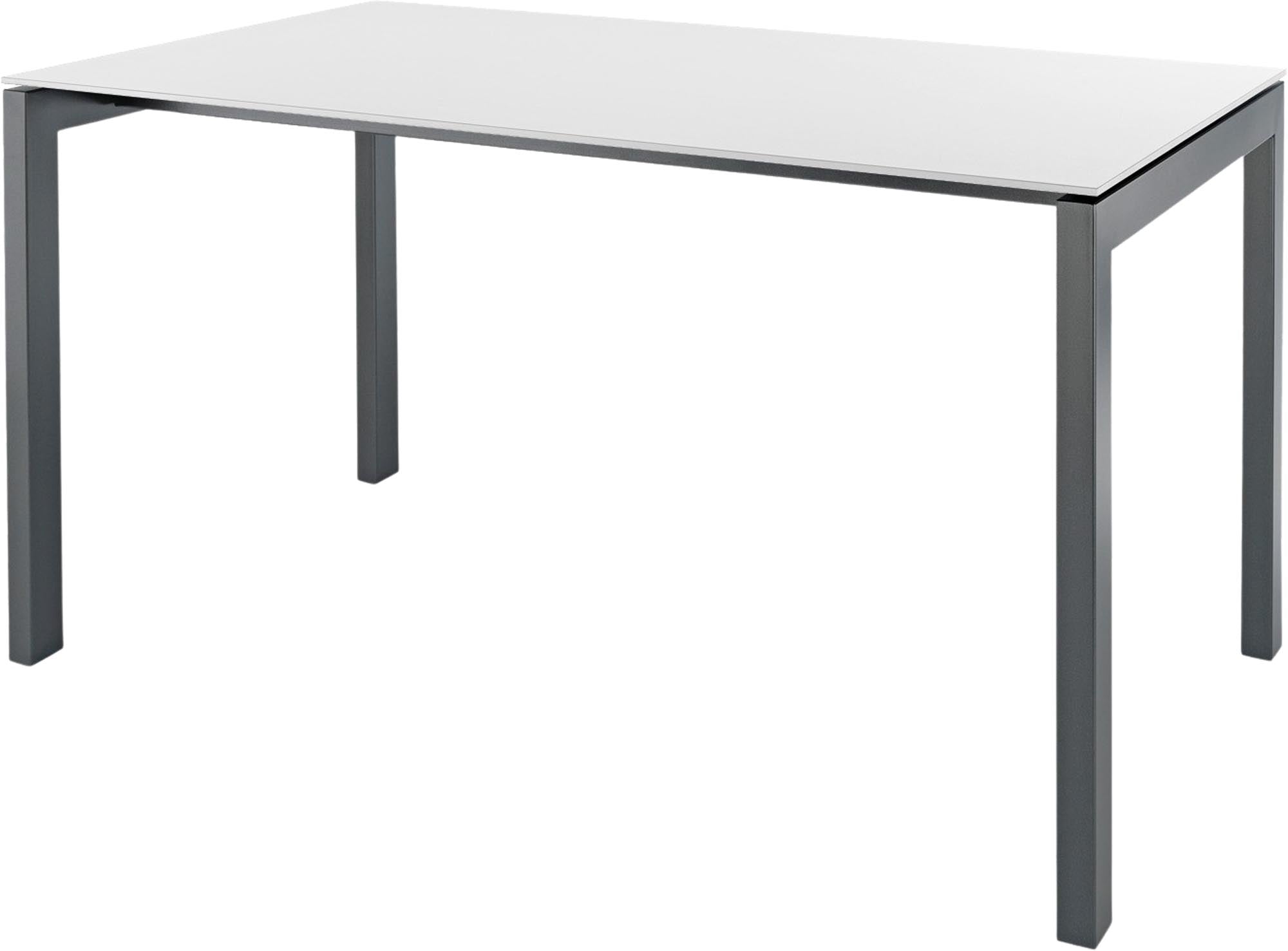 Luzern Glasfaser-Gartentisch 160x90 in Weiss präsentiert im Onlineshop von KAQTU Design AG. Gartentisch ist von Schaffner