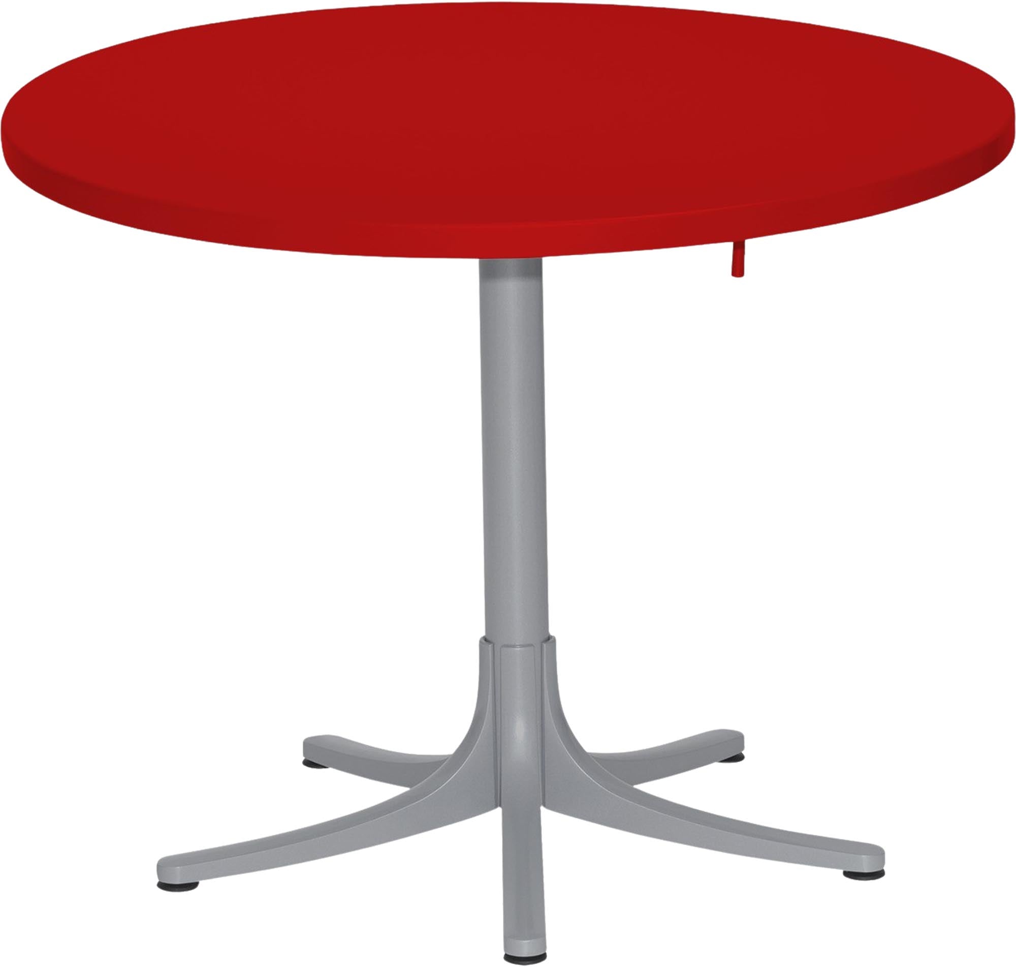 Metalltisch Arbon ⌀ 117 von Schaffner: Robust und zeitlos elegant.