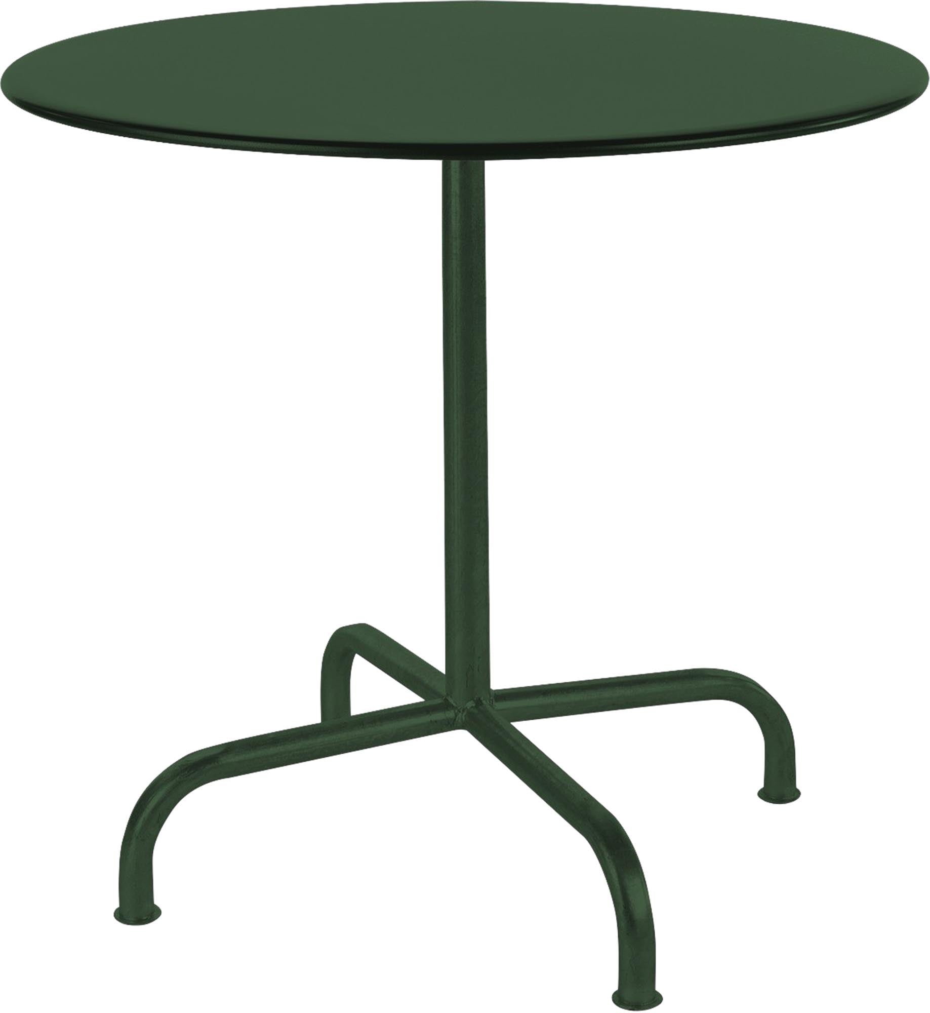 Hochwertiger Schweizer Rigi Metall-Gartentisch ø80, klappbar, wetterfest, langlebig, pflegeleicht, elegantes Design, perfekt für Garten, Terrasse oder Balkon.