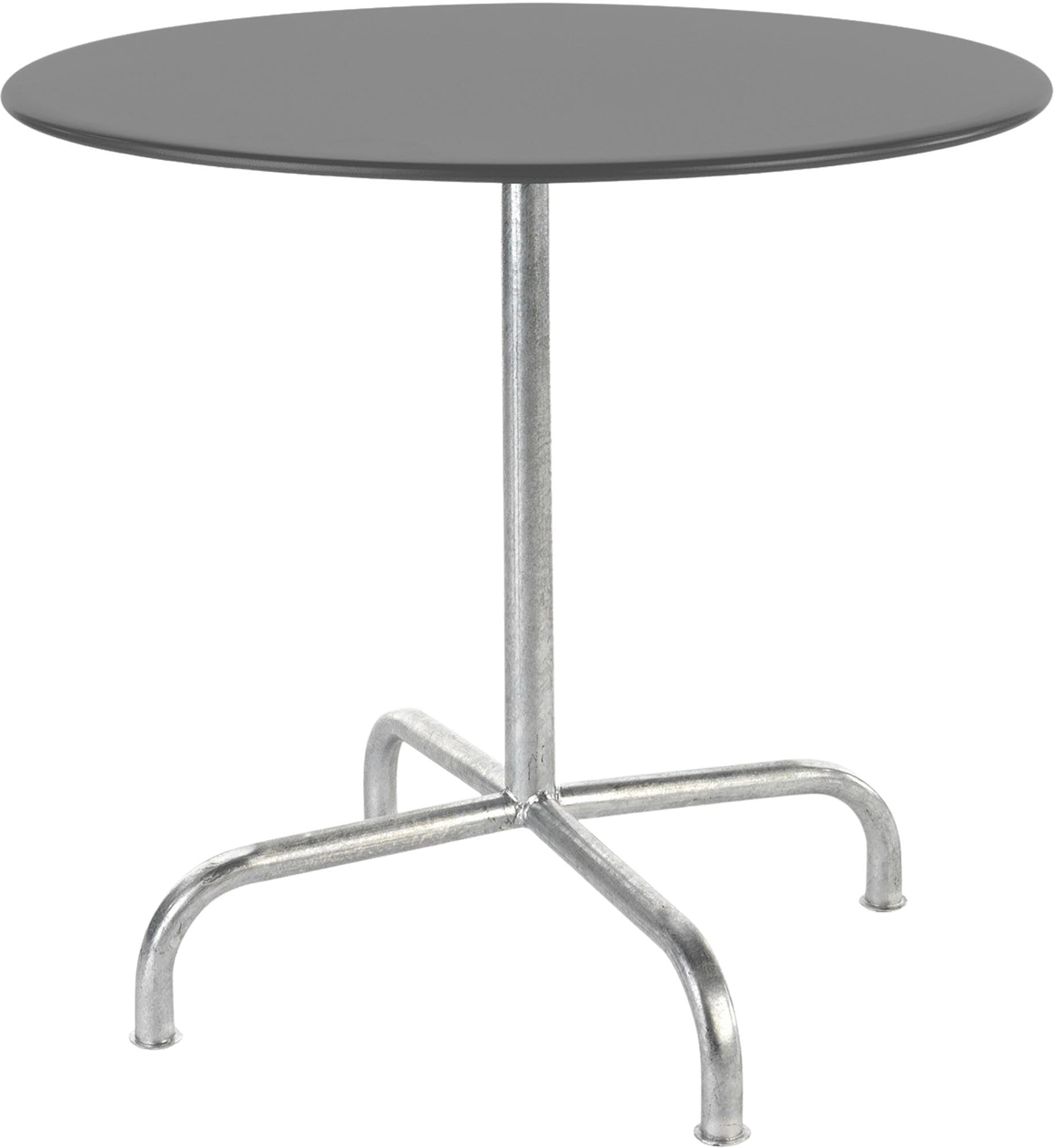 Hochwertiger Schweizer Rigi Metall-Gartentisch ø80, klappbar, wetterfest, langlebig, stilvolles Design, platzsparend, ideal für Garten, Terrasse & Balkon.