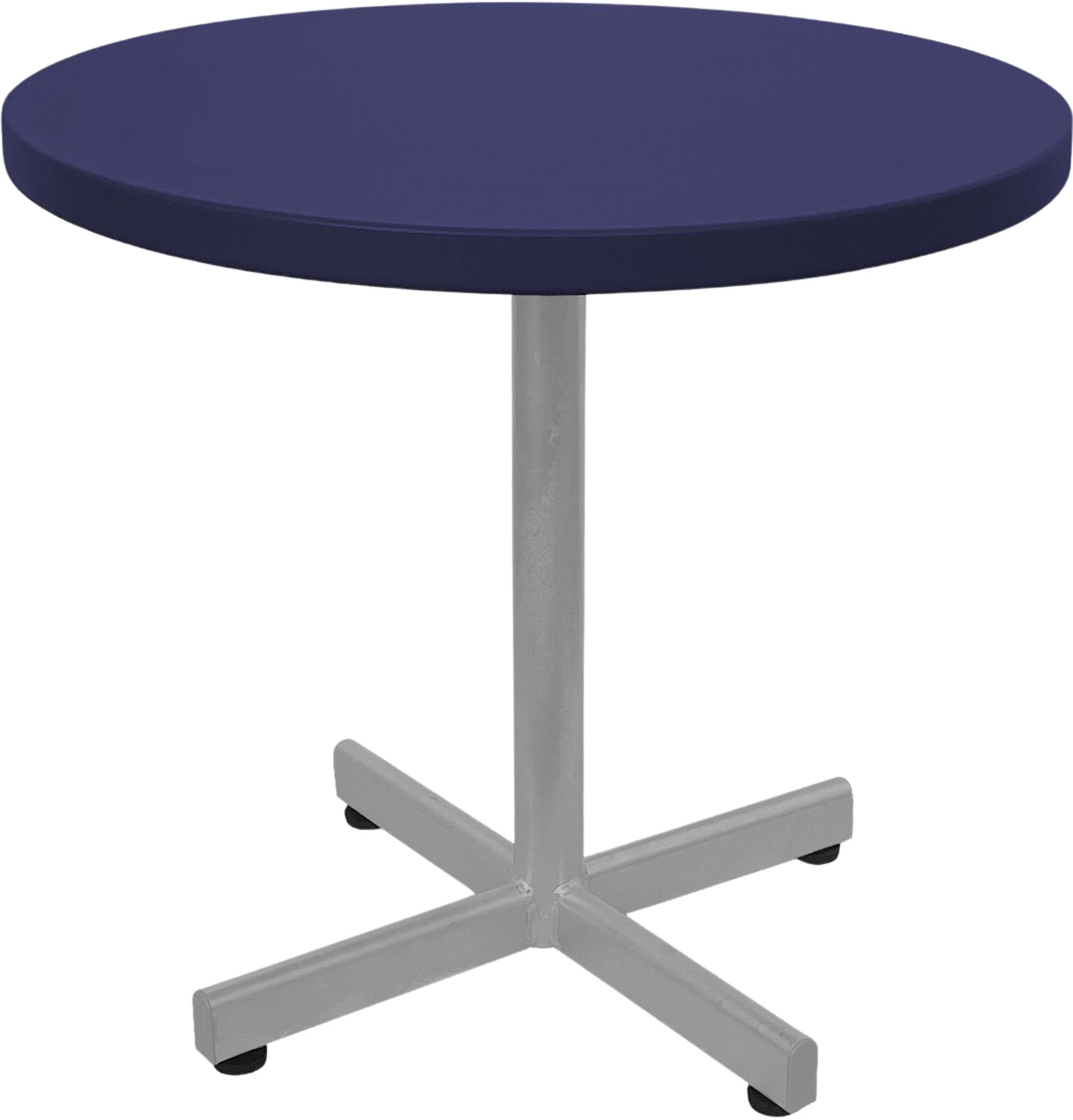 Runder Metalltisch Basic von Schaffner für moderne Gartengestaltung.