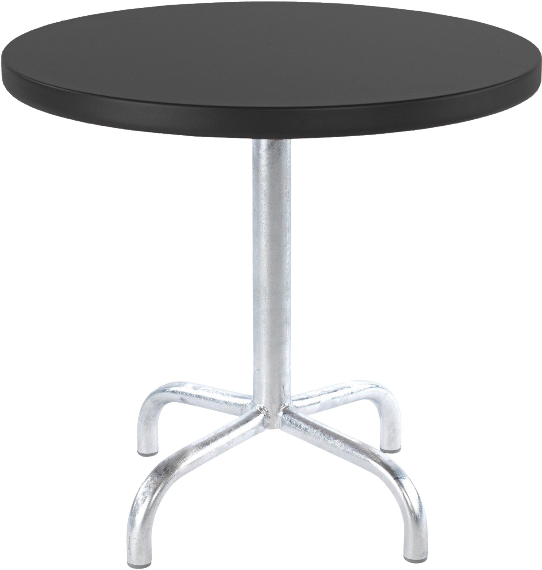 Säntis Metall-Beistelltisch Outdoor ø54/50 von Schaffner – wetterfest, robust, leicht zerlegbar, Swiss Made, perfekt für Garten, Terrasse und Balkon.