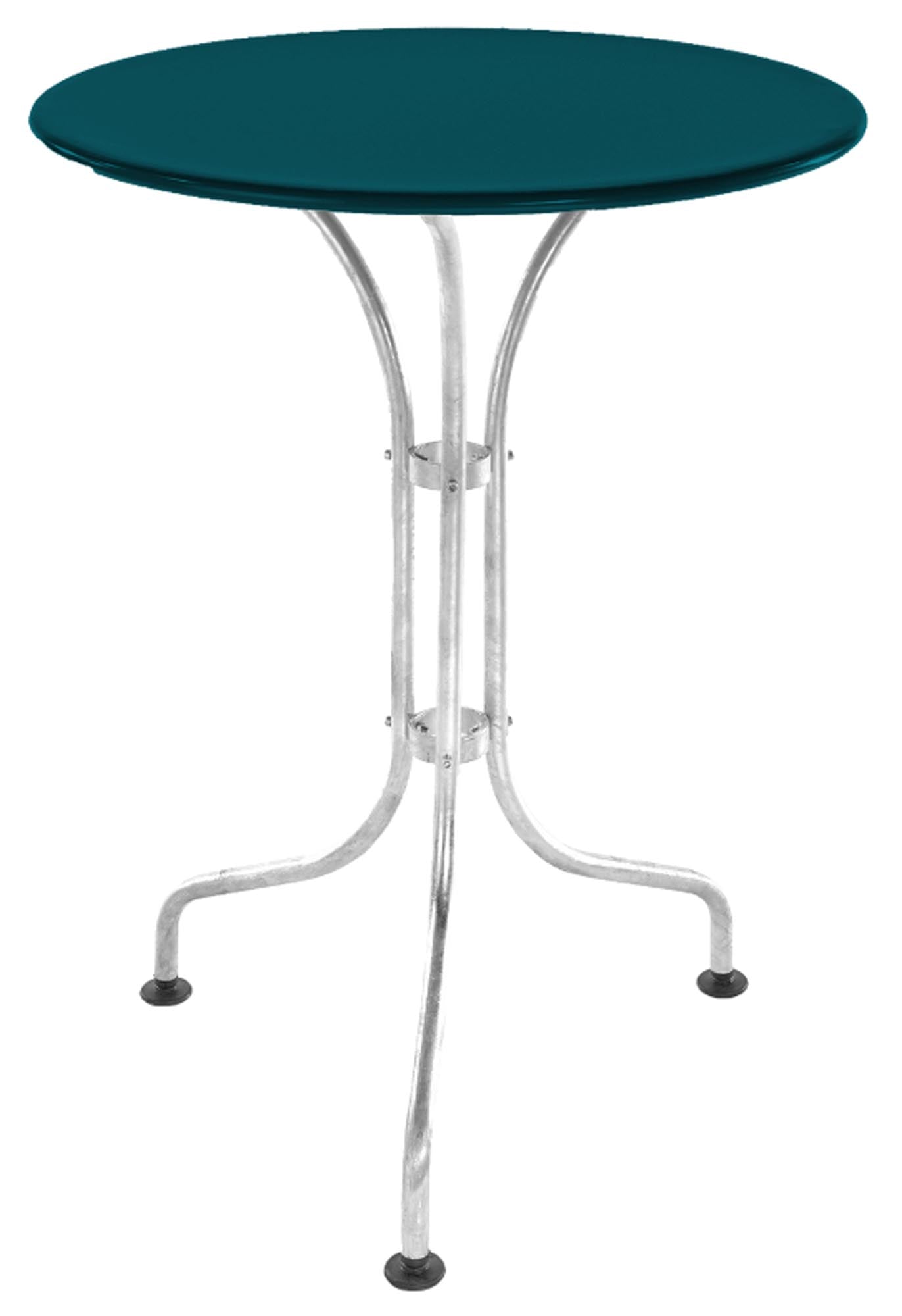 Eleganter, wetterfester Metall-Gartentisch ø60 von Schaffner – perfekt für kleine Gärten, Balkone und Gastronomie, langlebig und pflegeleicht.