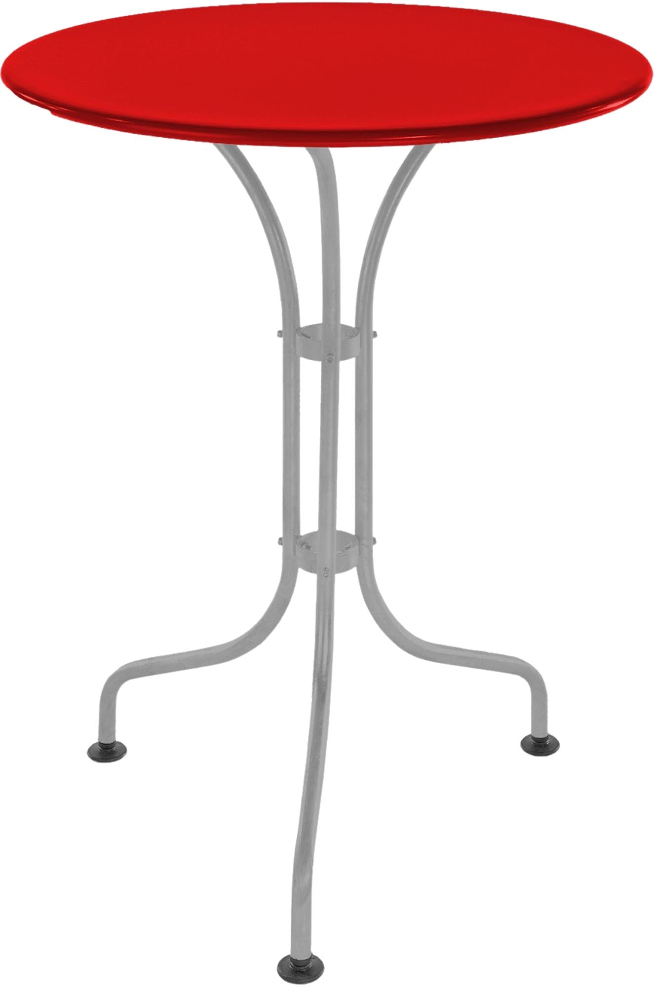 Eleganter runder Metall-Gartentisch ø60 von Schaffner, wetterfest, langlebig und perfekt für kleine Gärten, Balkone oder gastronomische Außenbereiche.