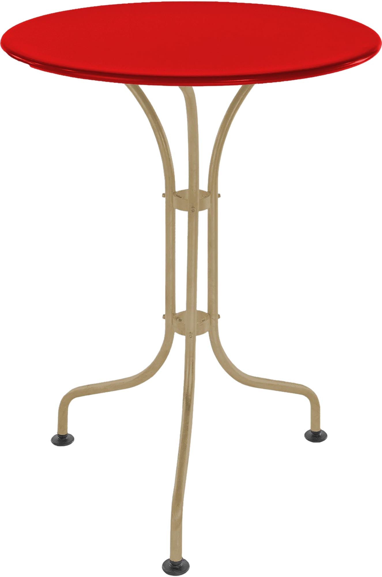 St. Moritz Metall-Gartentisch ø60 von Schaffner: Stilvoller, robuster Tisch aus Metall, ideal für gemütliche Stunden im Freien und platzsparend für jeden Außenbereich.