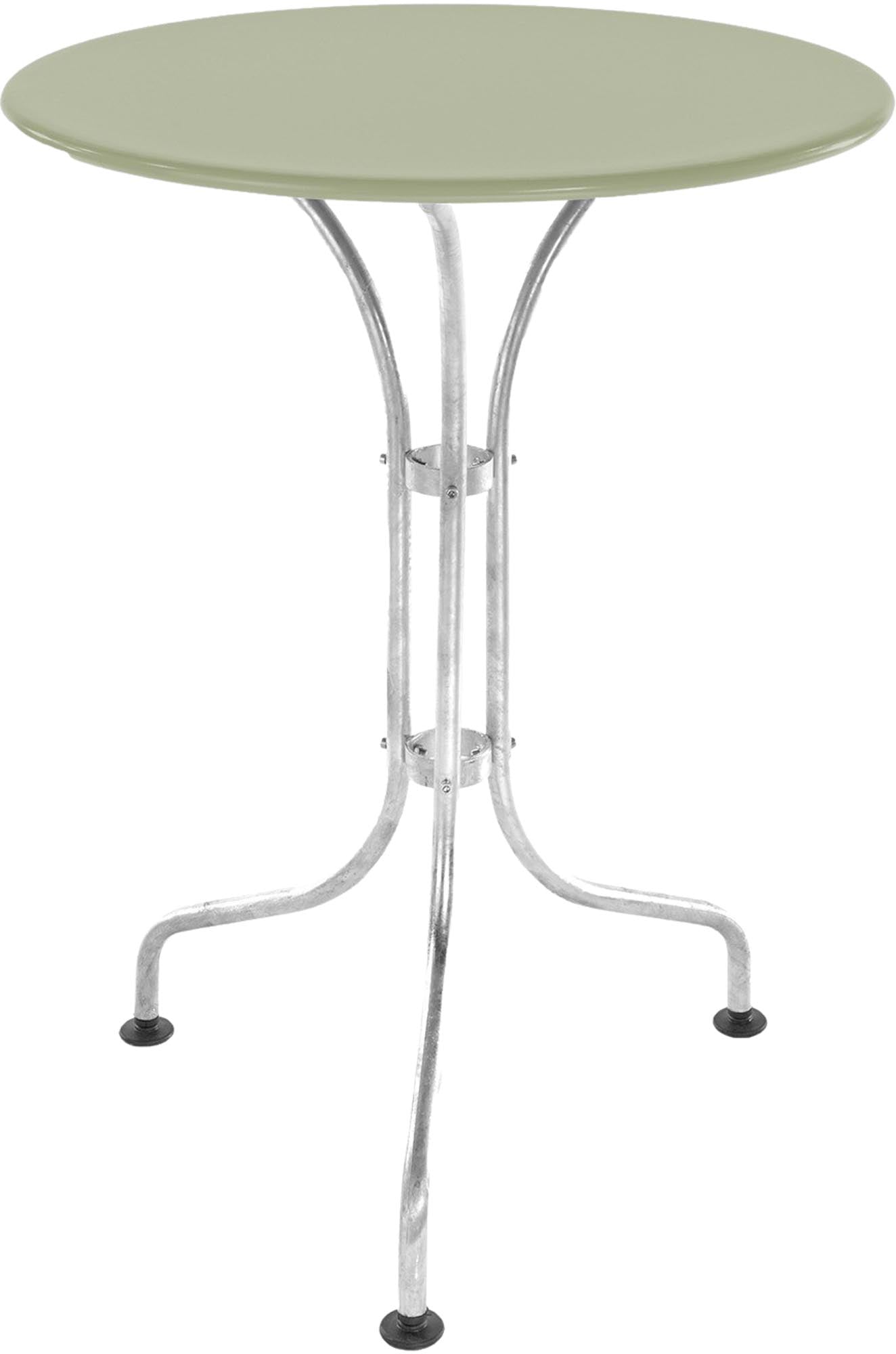 St. Moritz Metall-Gartentisch ø60 in Pastellgrün präsentiert im Onlineshop von KAQTU Design AG. Gartentisch ist von Schaffner