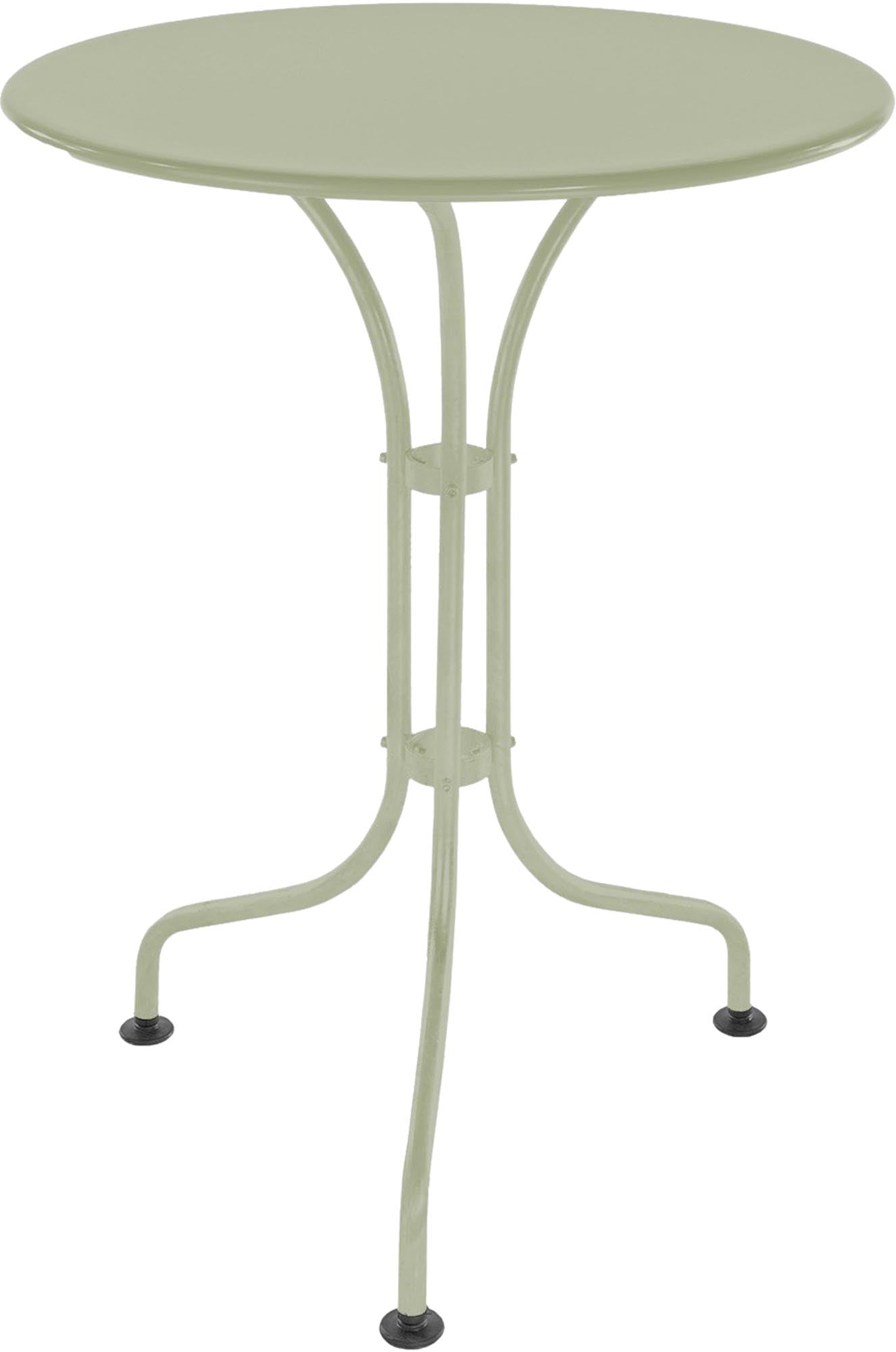Hochwertiger St. Moritz Metall-Gartentisch ø60 aus wetterfestem Stahl, elegantes rundes Design, robust, pflegeleicht und perfekt für kleine Außenbereiche und Gastronomie.