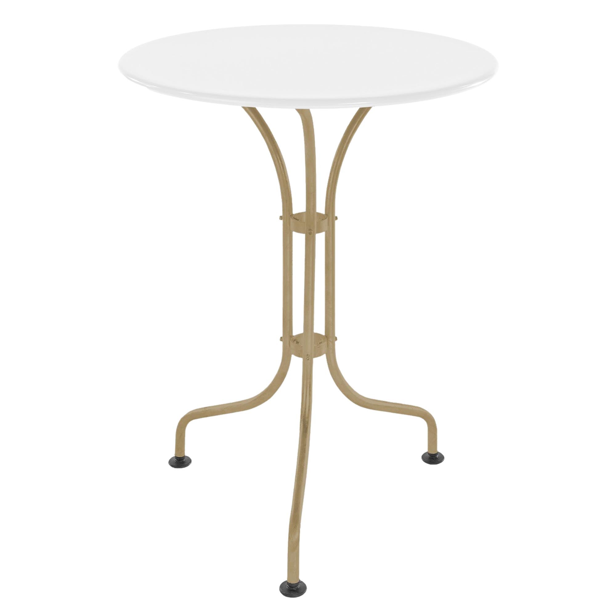 Stilvoller Metalltisch St. Moritz ø 60 von Schaffner – ideal für Garten und Balkon, robust, pflegeleicht und in verschiedenen Farben erhältlich.