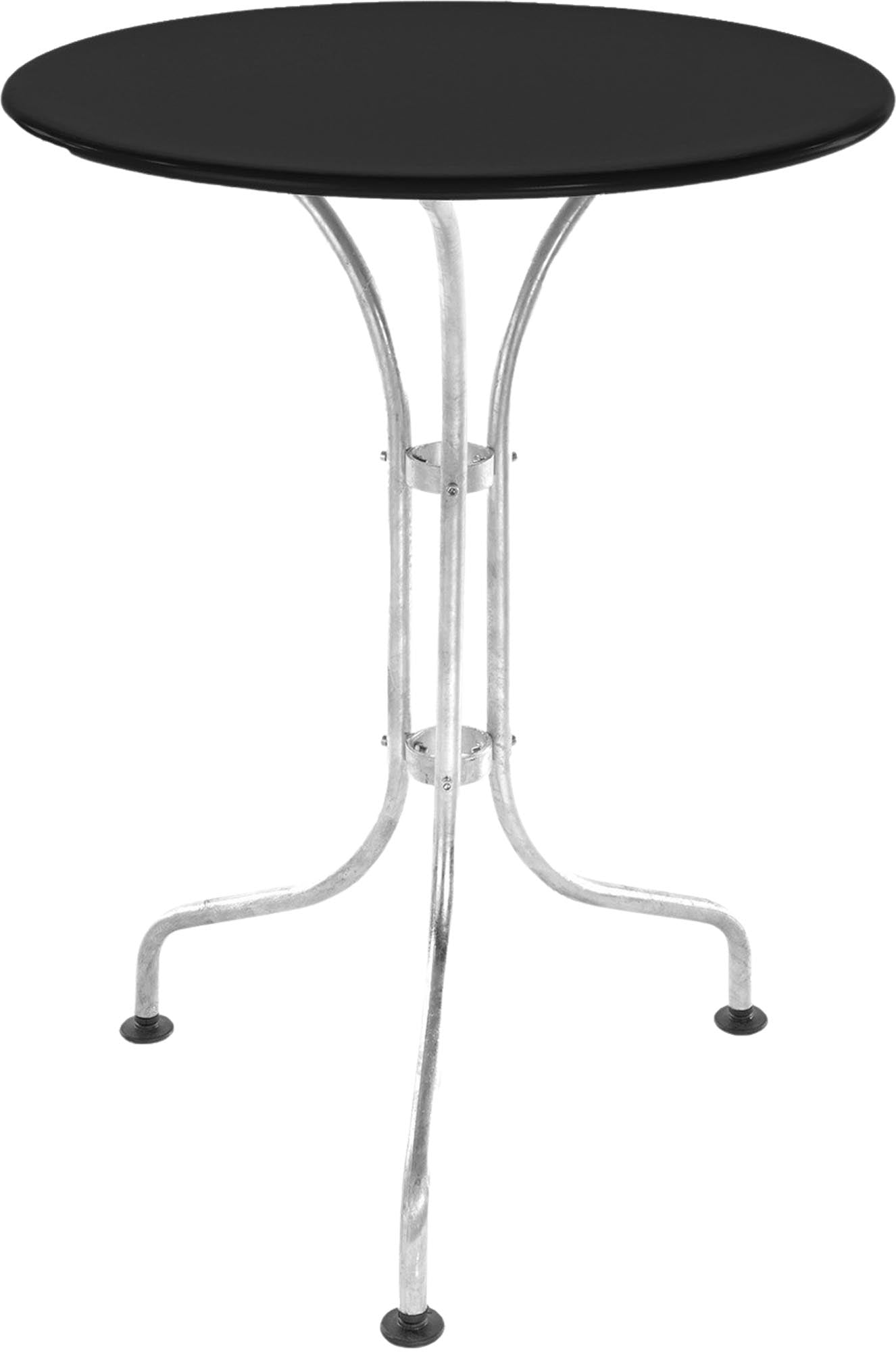 Eleganter runder Gartentisch ø60 aus wetterfestem Stahl, perfekt für kleine Gärten, Balkone oder Gastronomie – langlebig, pflegeleicht und stilvoll.