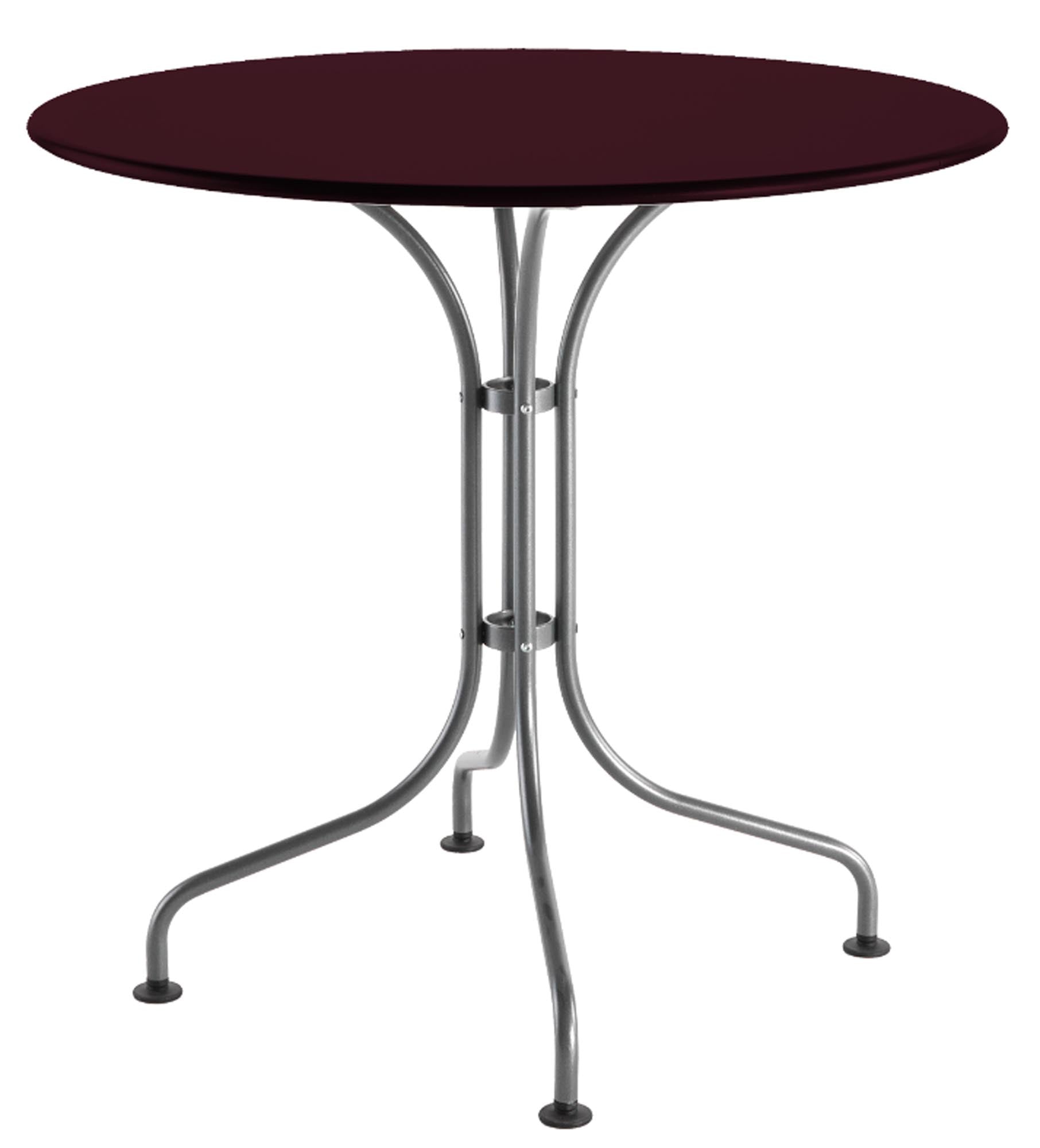 Eleganter Metalltisch St. Moritz ø 90 – Ideal für Garten und Balkon.