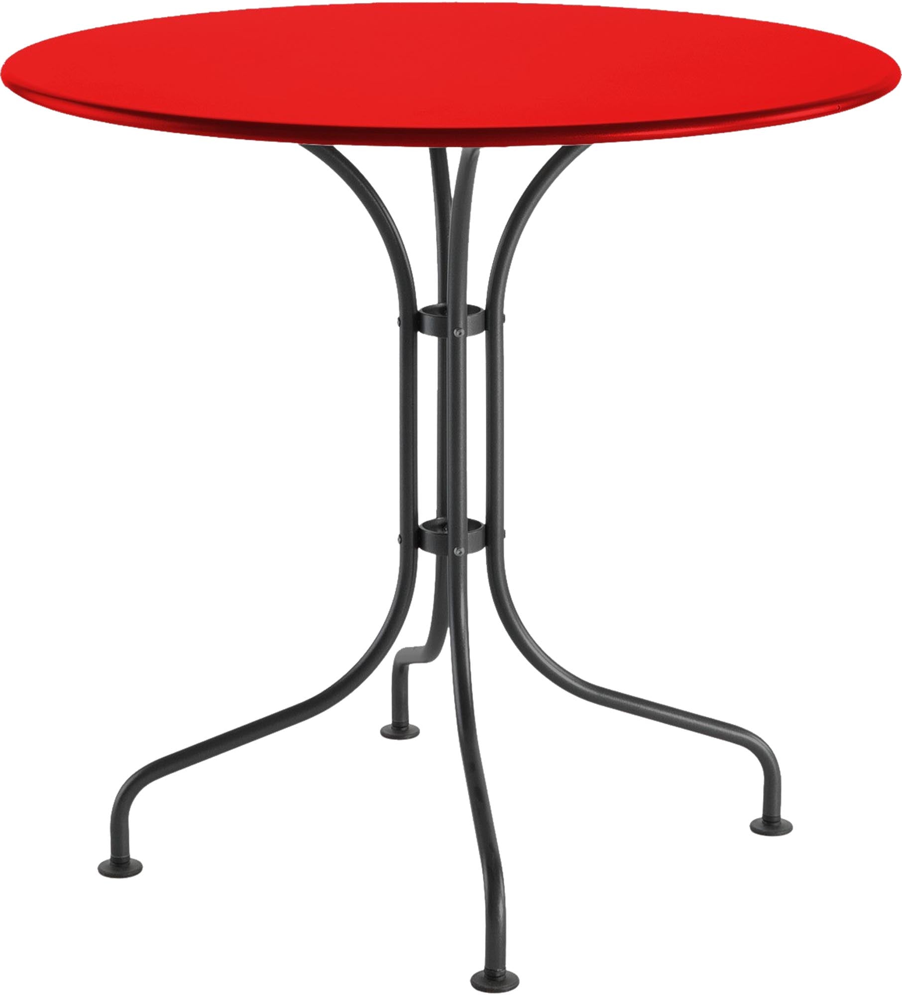 Eleganter Metalltisch St. Moritz ø 90 – Ideal für romantische Abende im Freien. Wetterfest und langlebig für unvergessliche Momente.