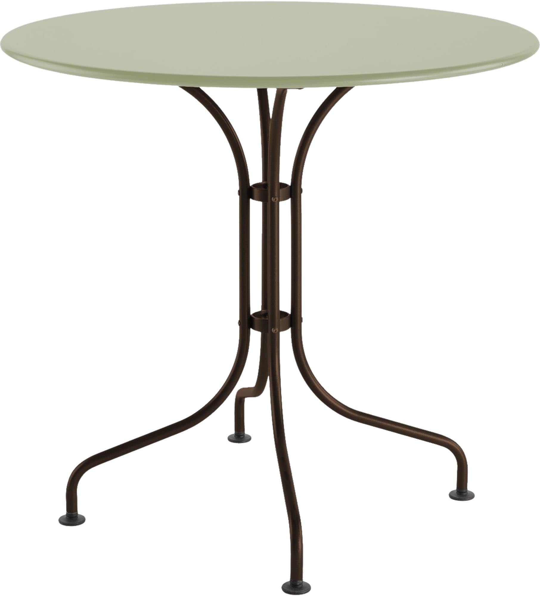 Stilvoller Metalltisch St. Moritz ø 90 – Wetterfest, langlebig und perfekt für gesellige Stunden im Freien. Ein echter Blickfang für jeden Außenbereich!